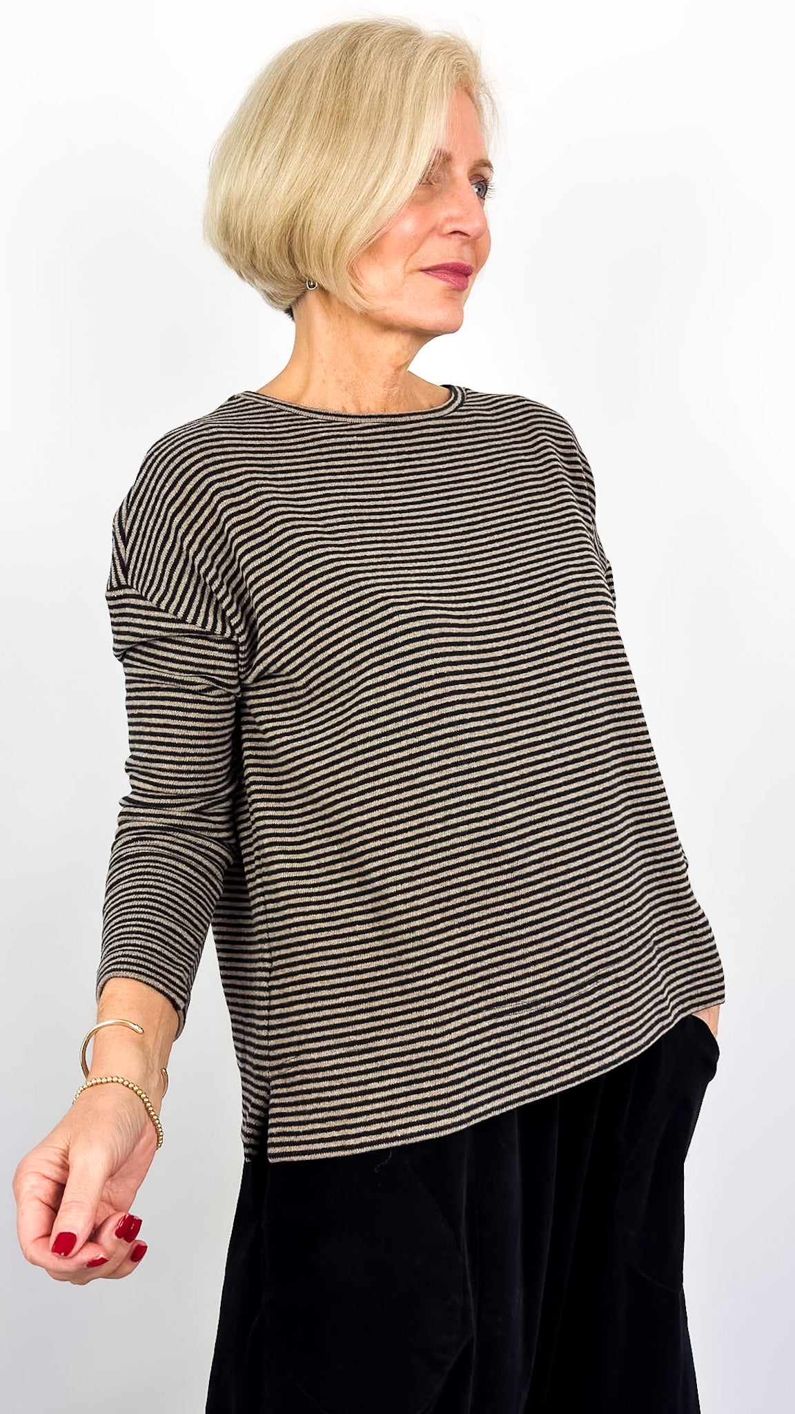 Mama b Mara Jumper Alpaca Stripe
