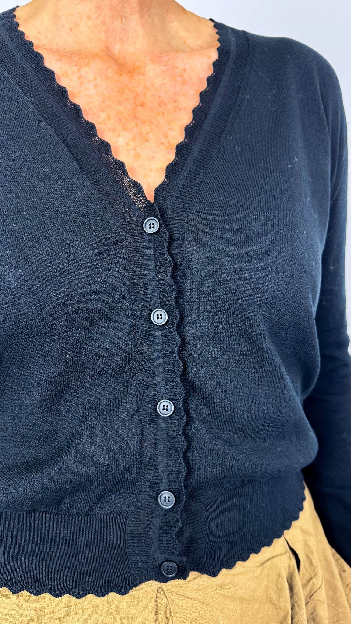 MJ Watson 646 Cardigan Black
