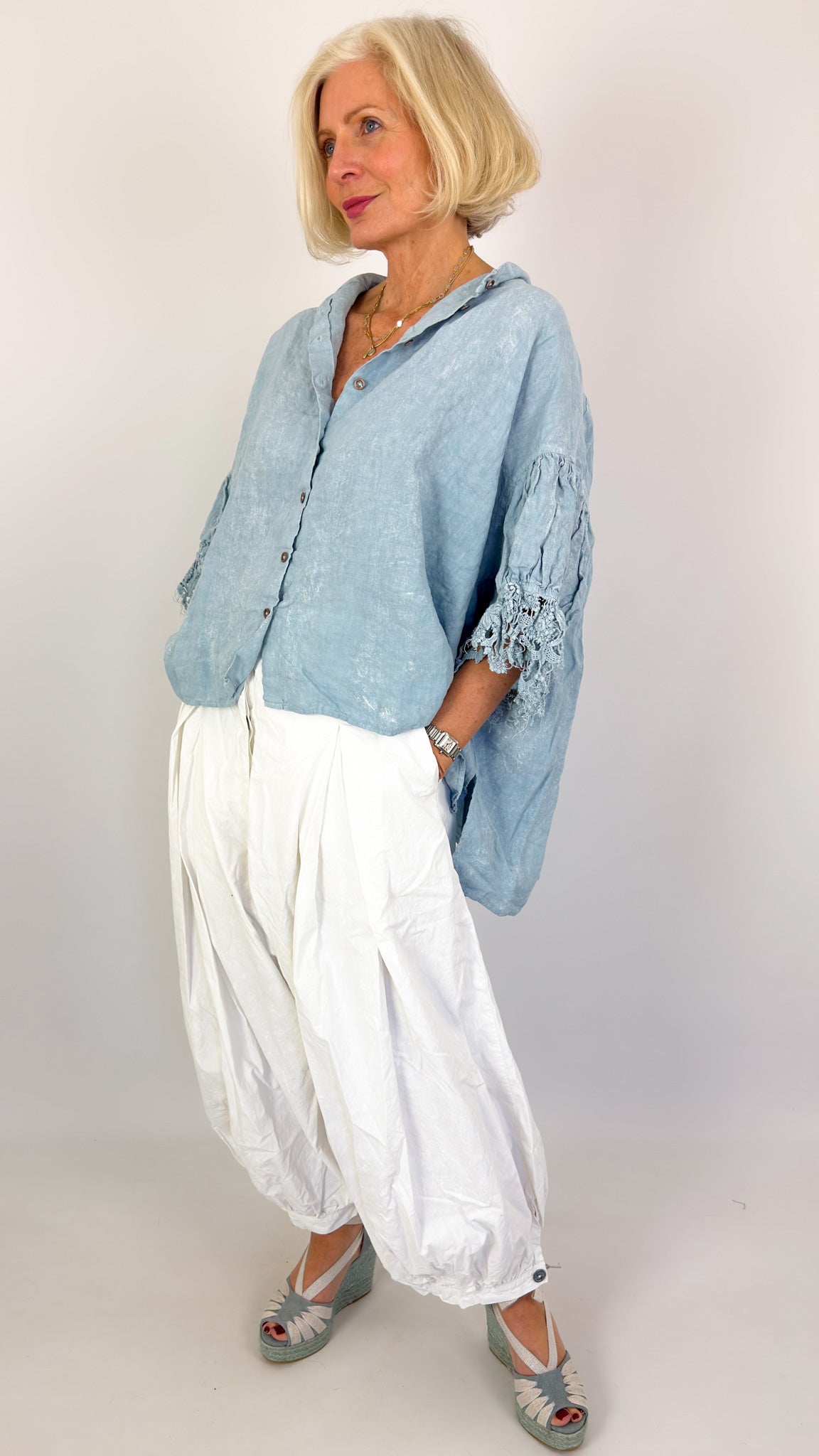 Rundholz Dip 0101 Trousers Seafoam/Fog