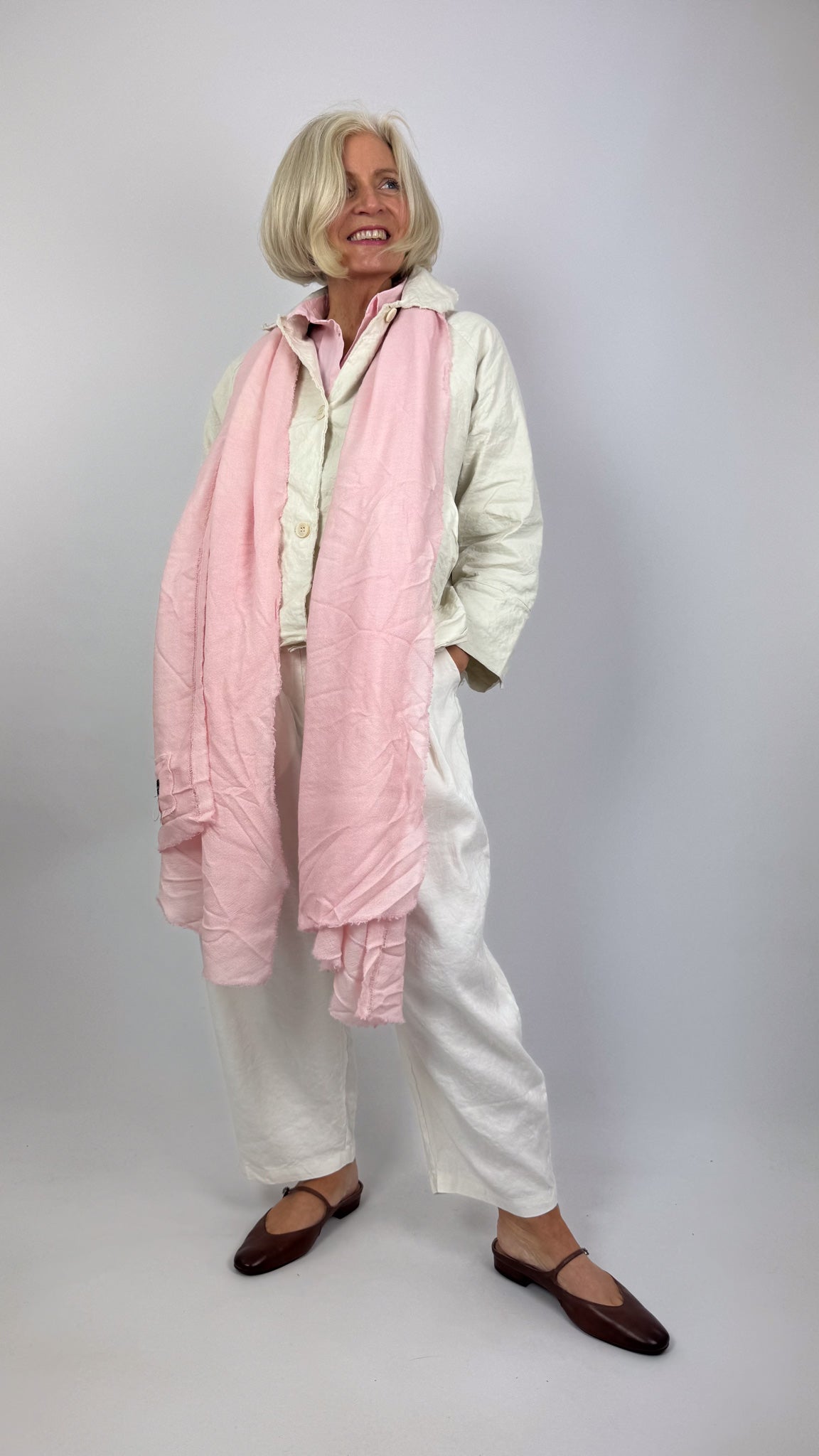 Aequamente 394 Scarf Rosa