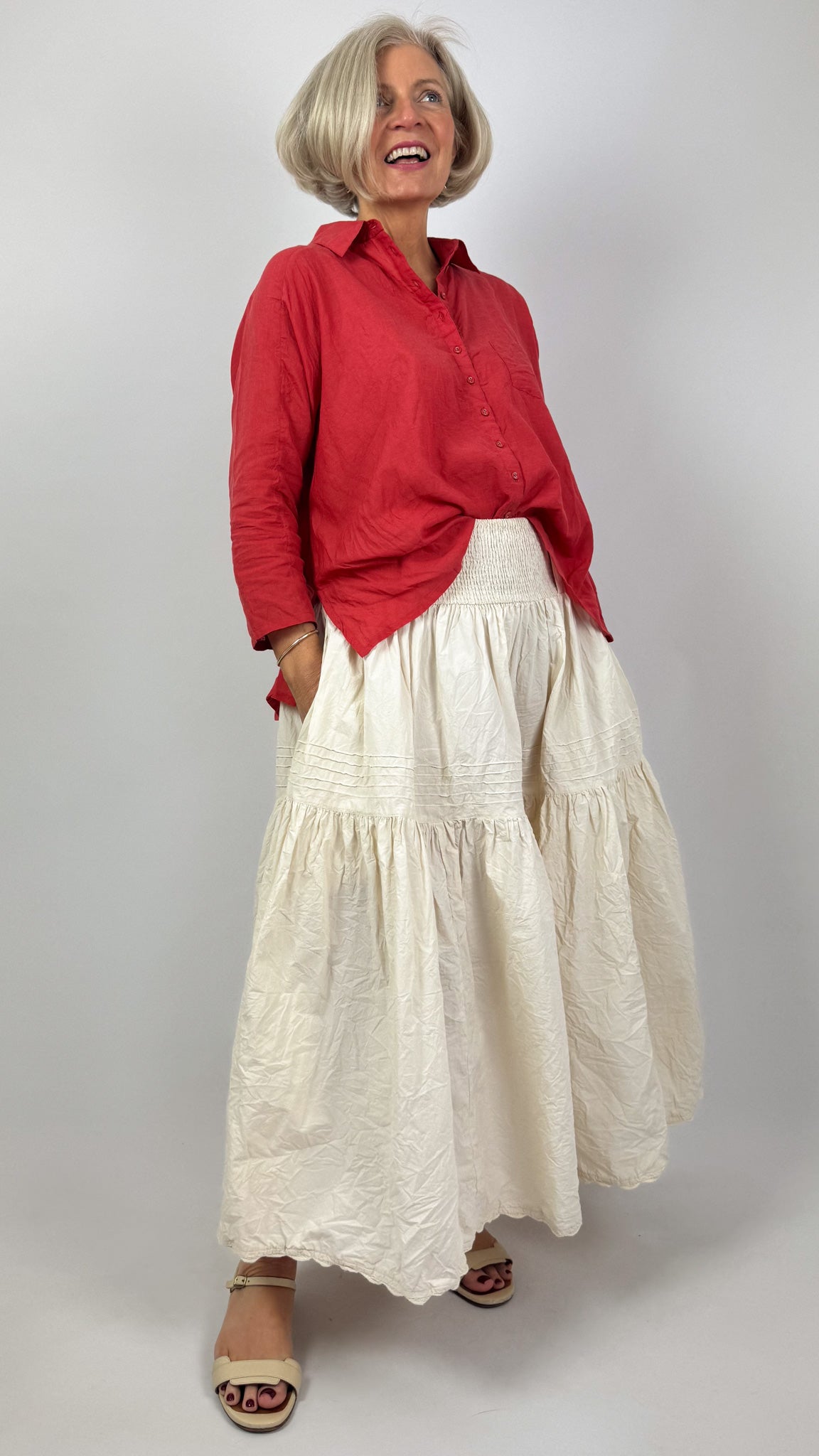 Ewa i Walla Alvy Skirt Oat