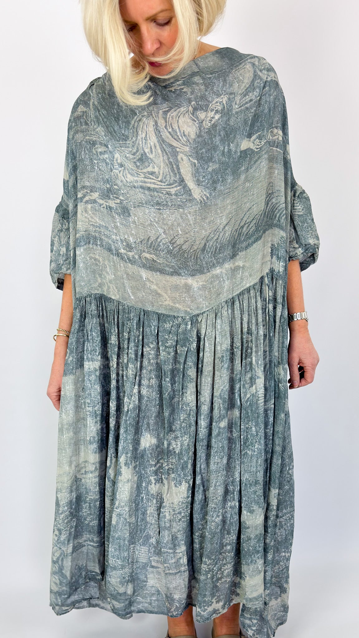 Rundholz Dip 0905 Dress Seaweed Print
