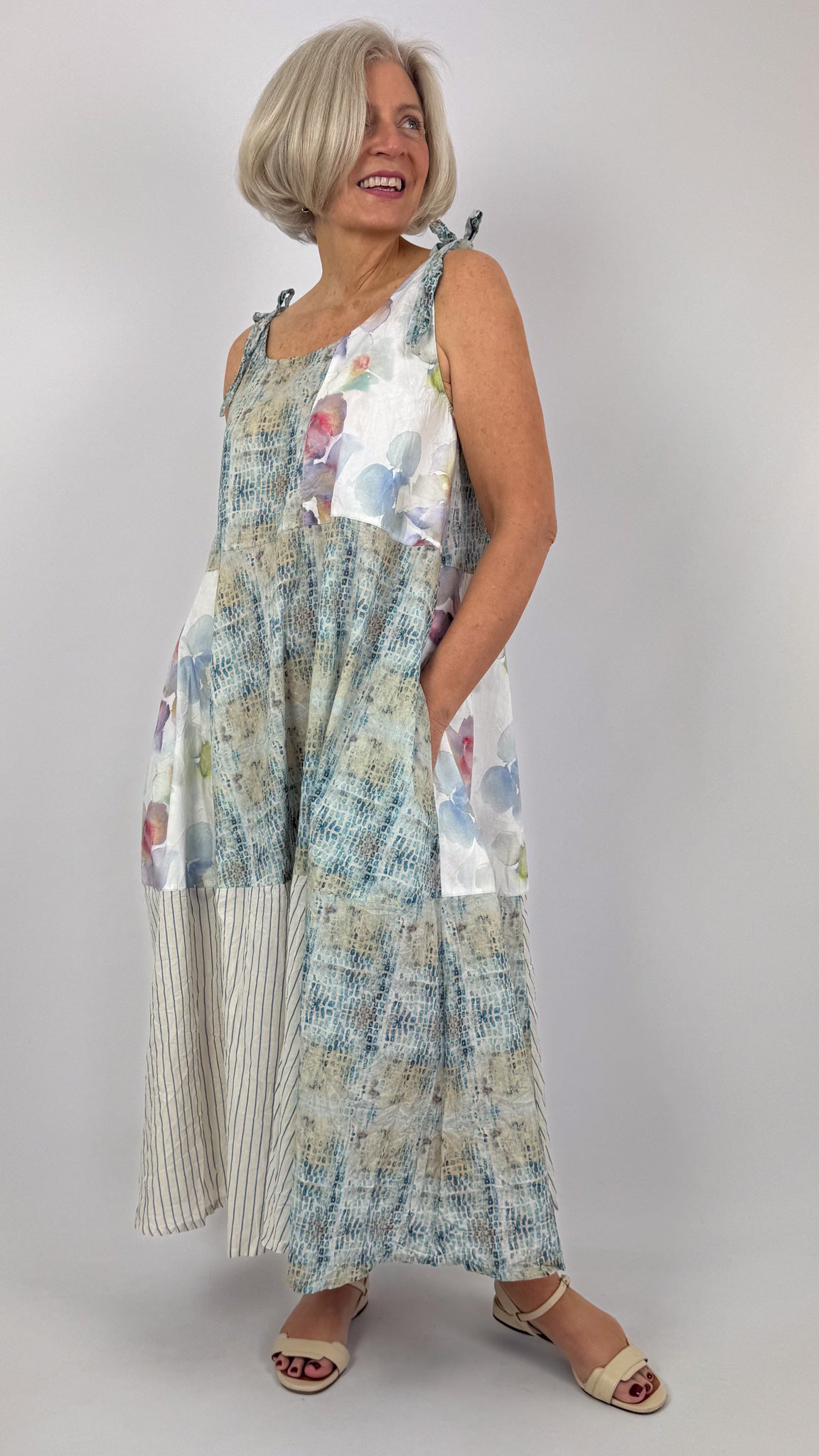 Ewa i Walla Norine Dress Check/Flower