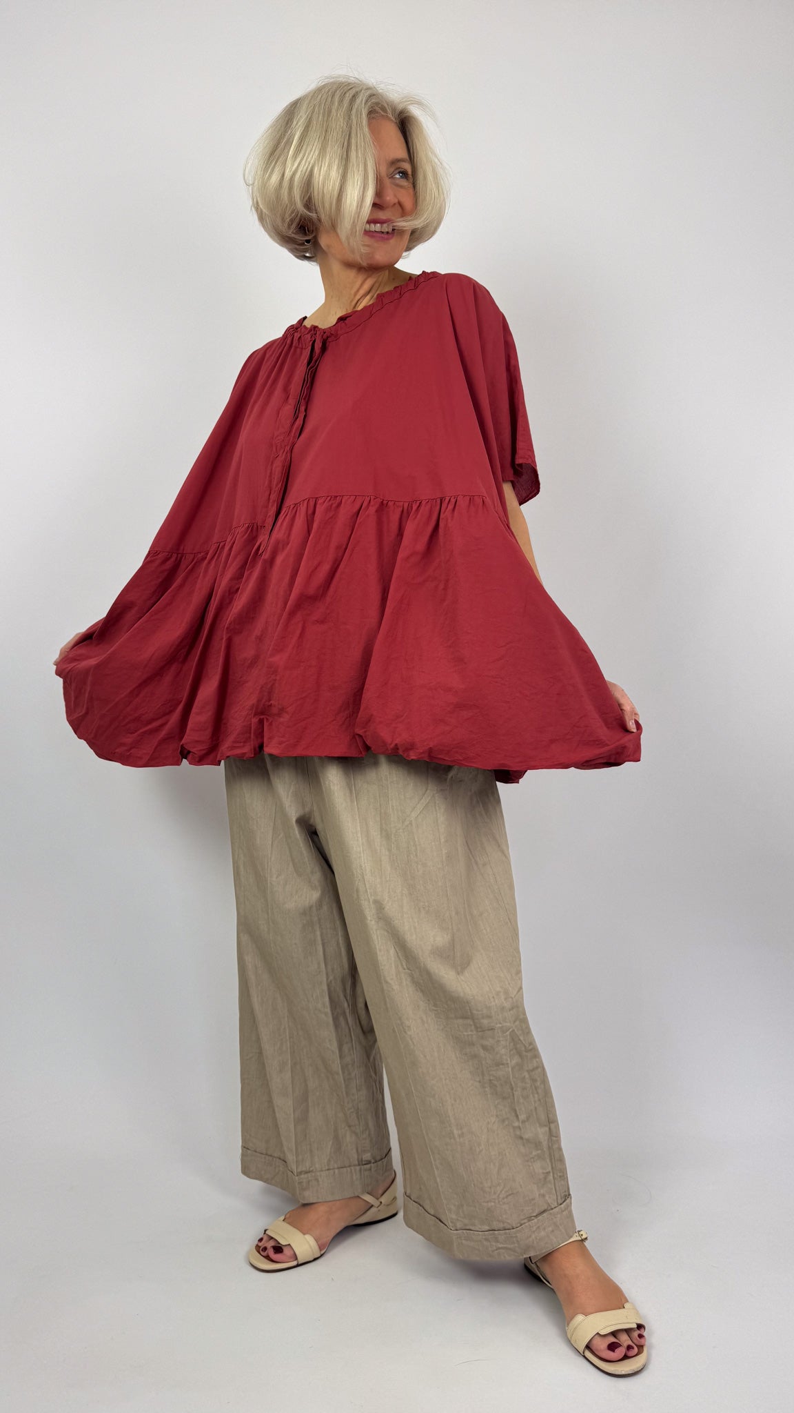 Barbara Lang SCHÜ XXXIV Trousers Beige