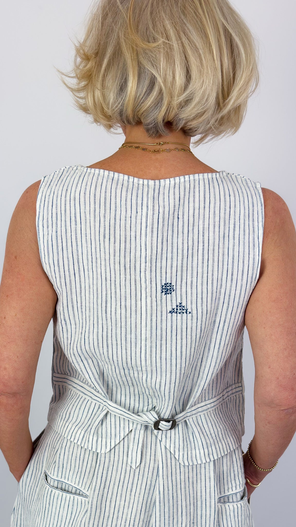Ewa i Walla Pomona Waistcoat Striped