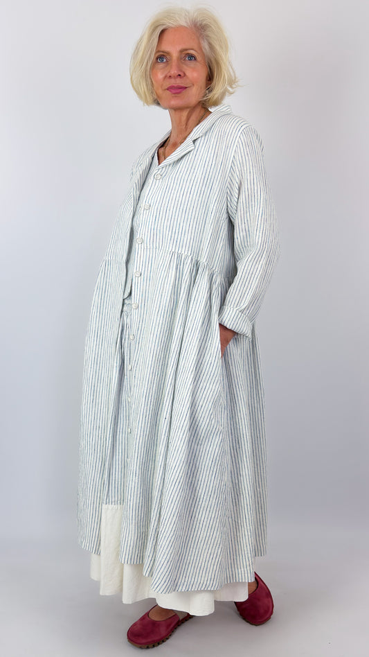 Ewa i Walla Helin Coat Dress Striped