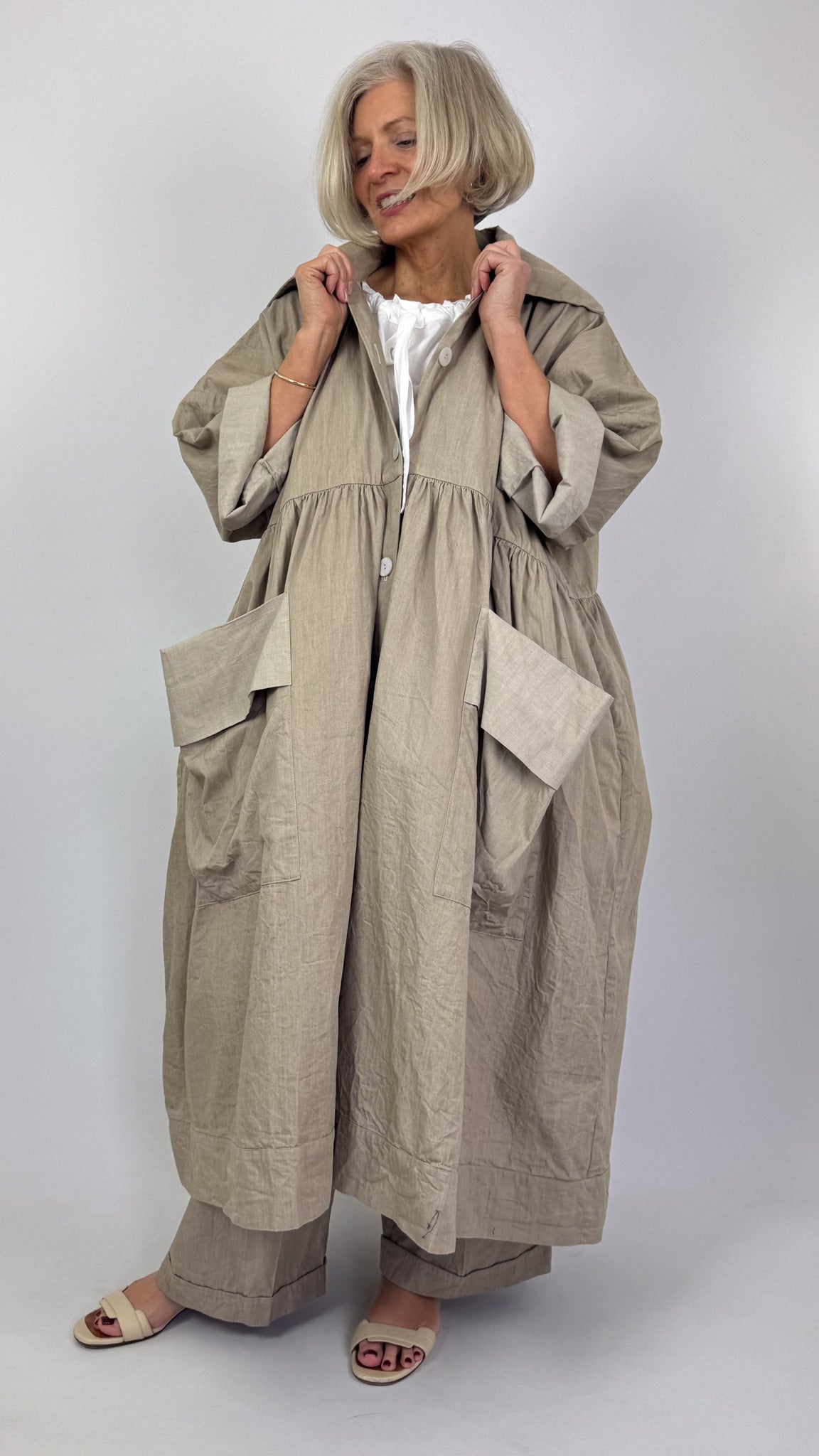 Barbara Lang SCHÜ XXXVIII Coat Beige