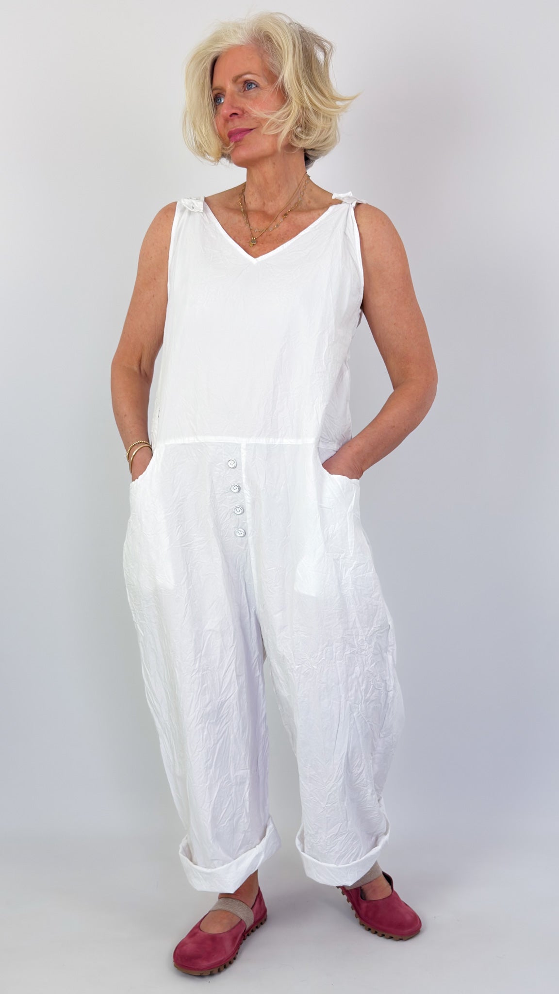 Ewa i Walla Carly Jumpsuit White