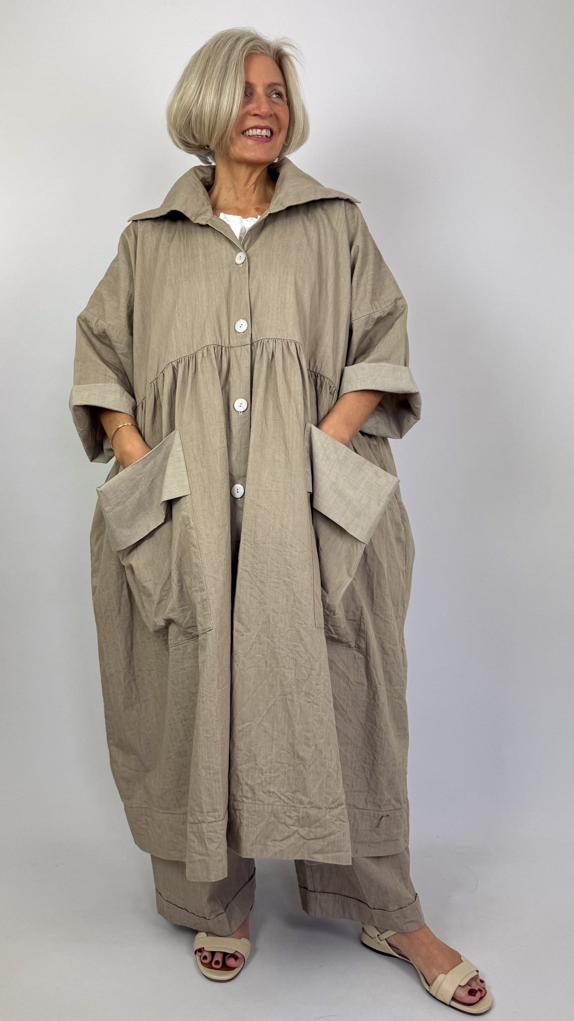 Barbara Lang SCHÜ XXXVIII Coat Beige