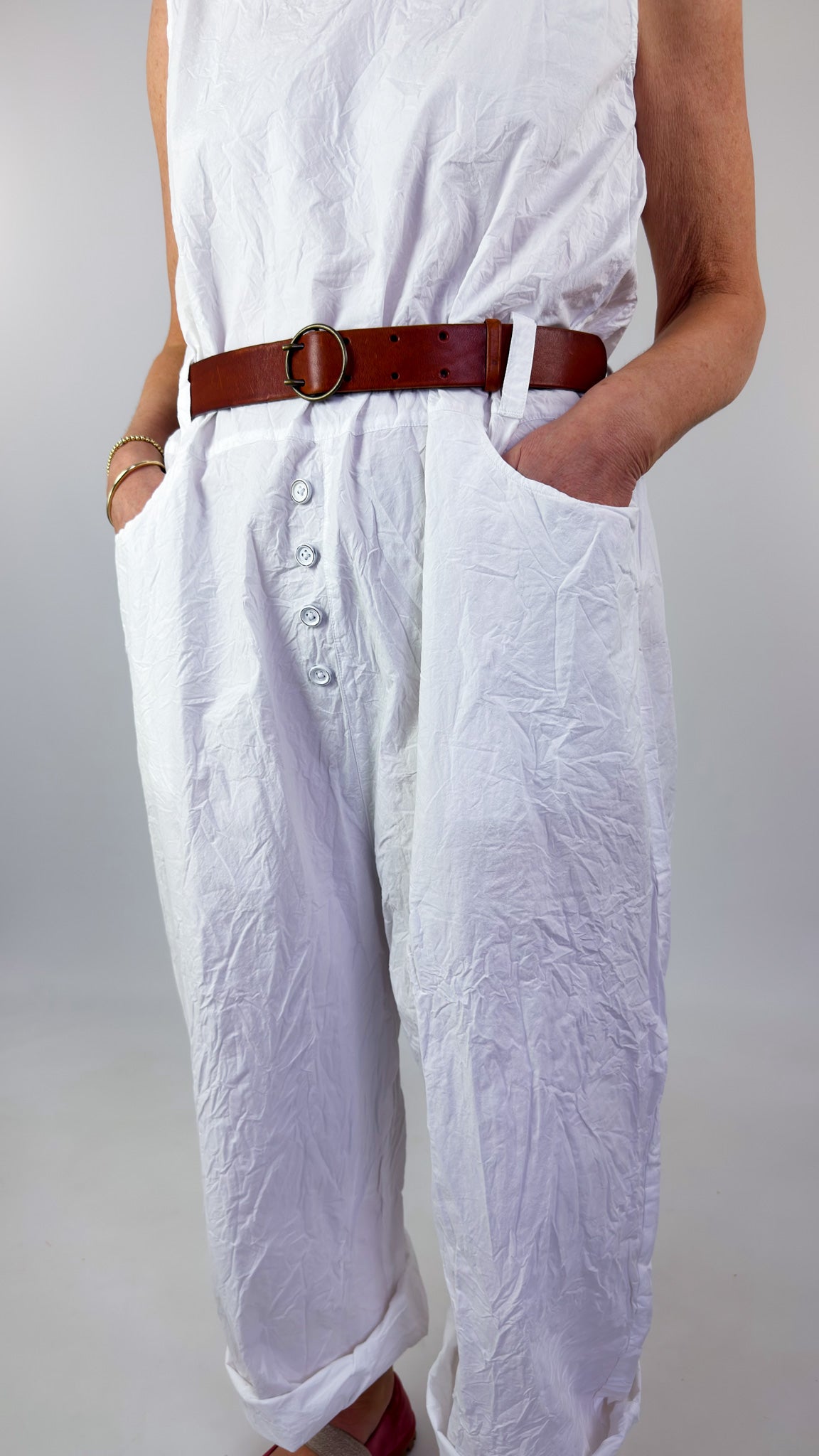 Ewa i Walla Carly Jumpsuit White