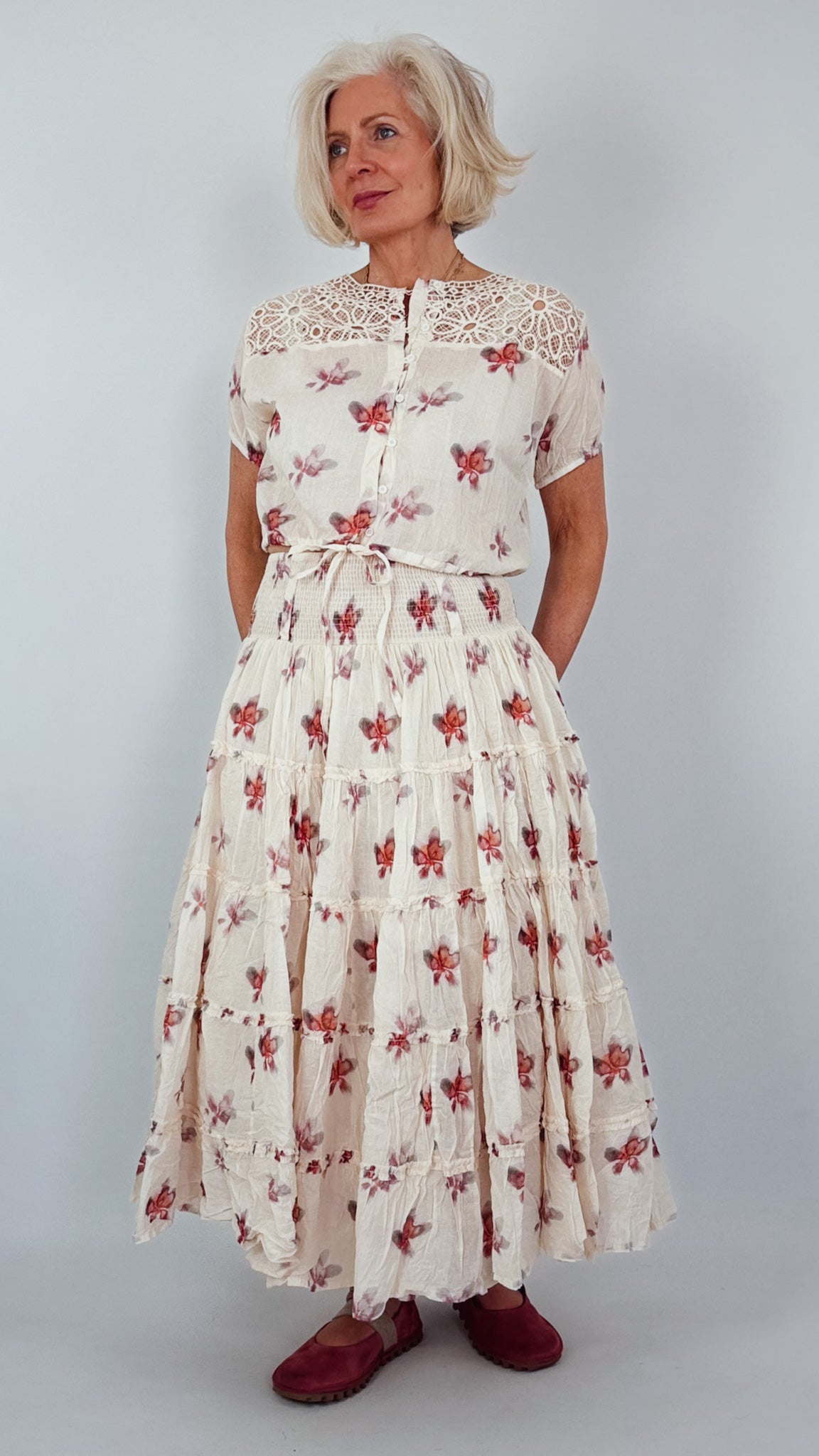 Ewa i Walla Juliette Skirt Flower