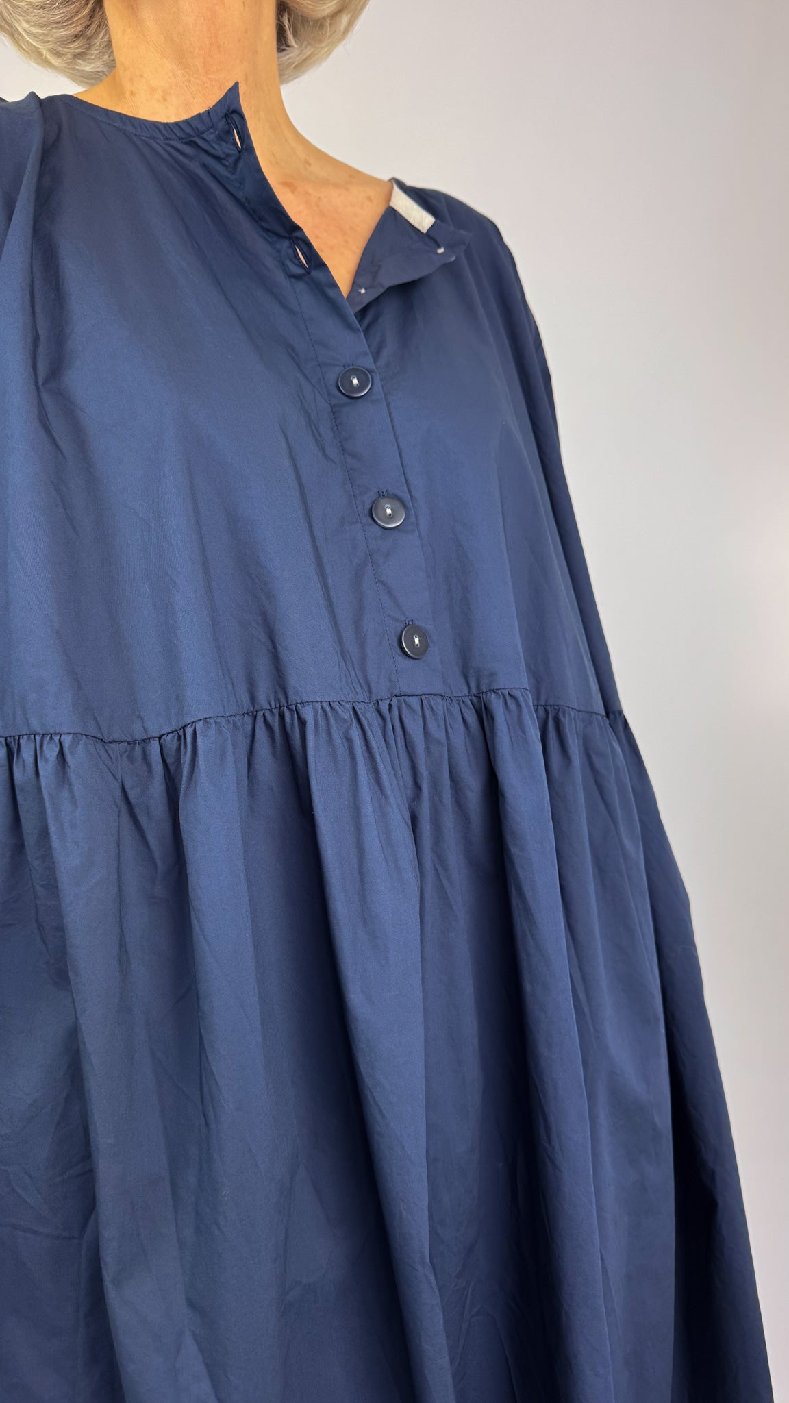 Barbara Lang TRAV XXIV Dress Navy