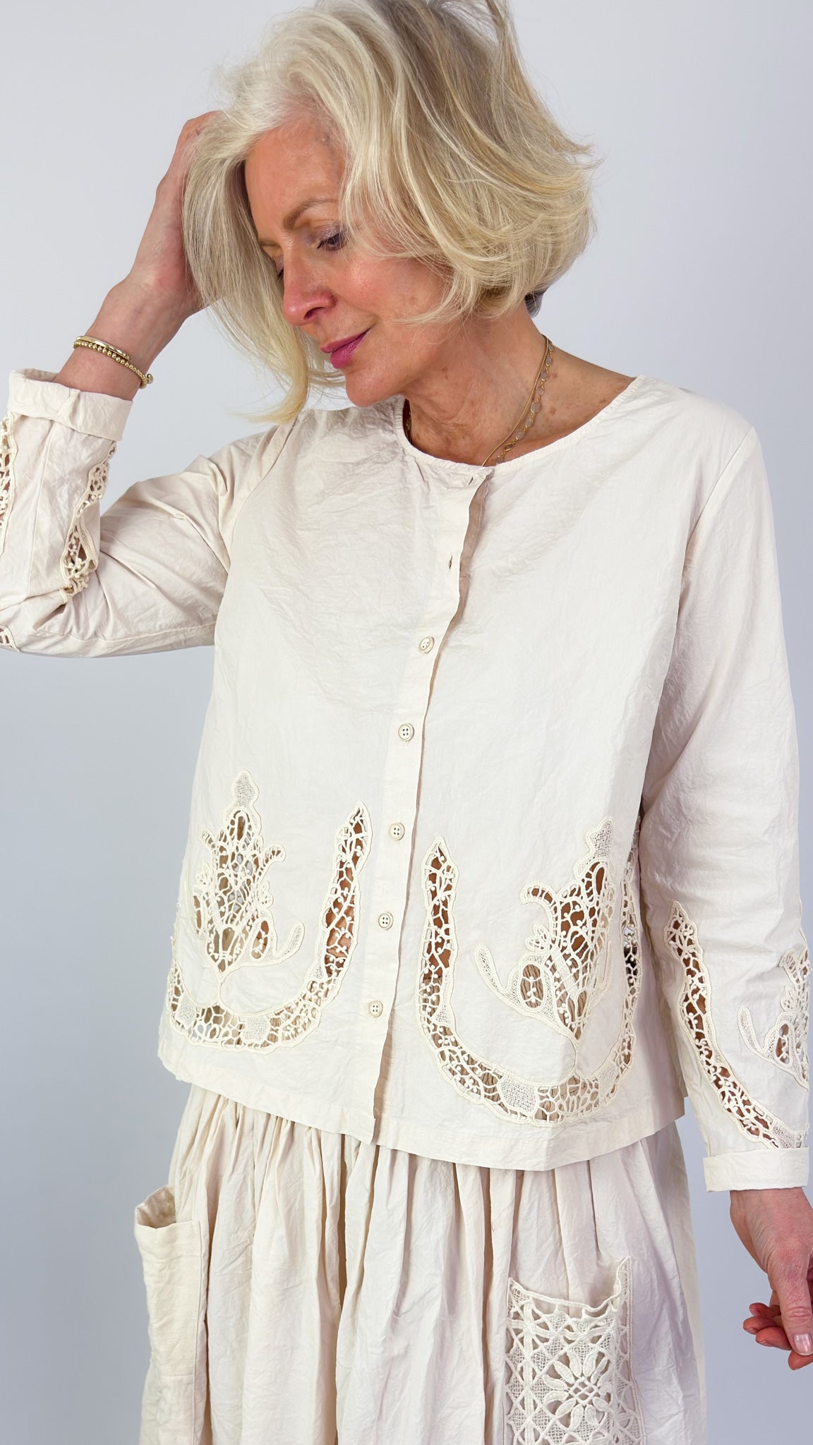 Ewa i Walla Trinity Blouse Oat