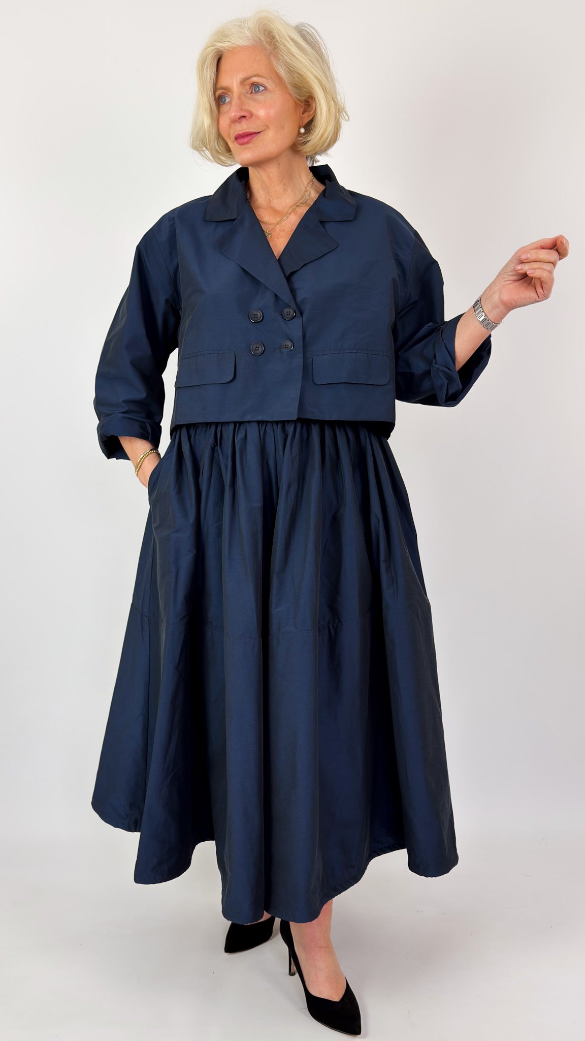 Les Filles d'Ailleurs 639 Skirt Navy