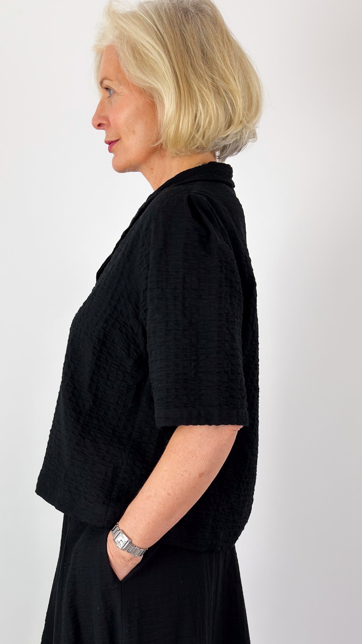 Les Filles d'Ailleurs 855 Blouse Black