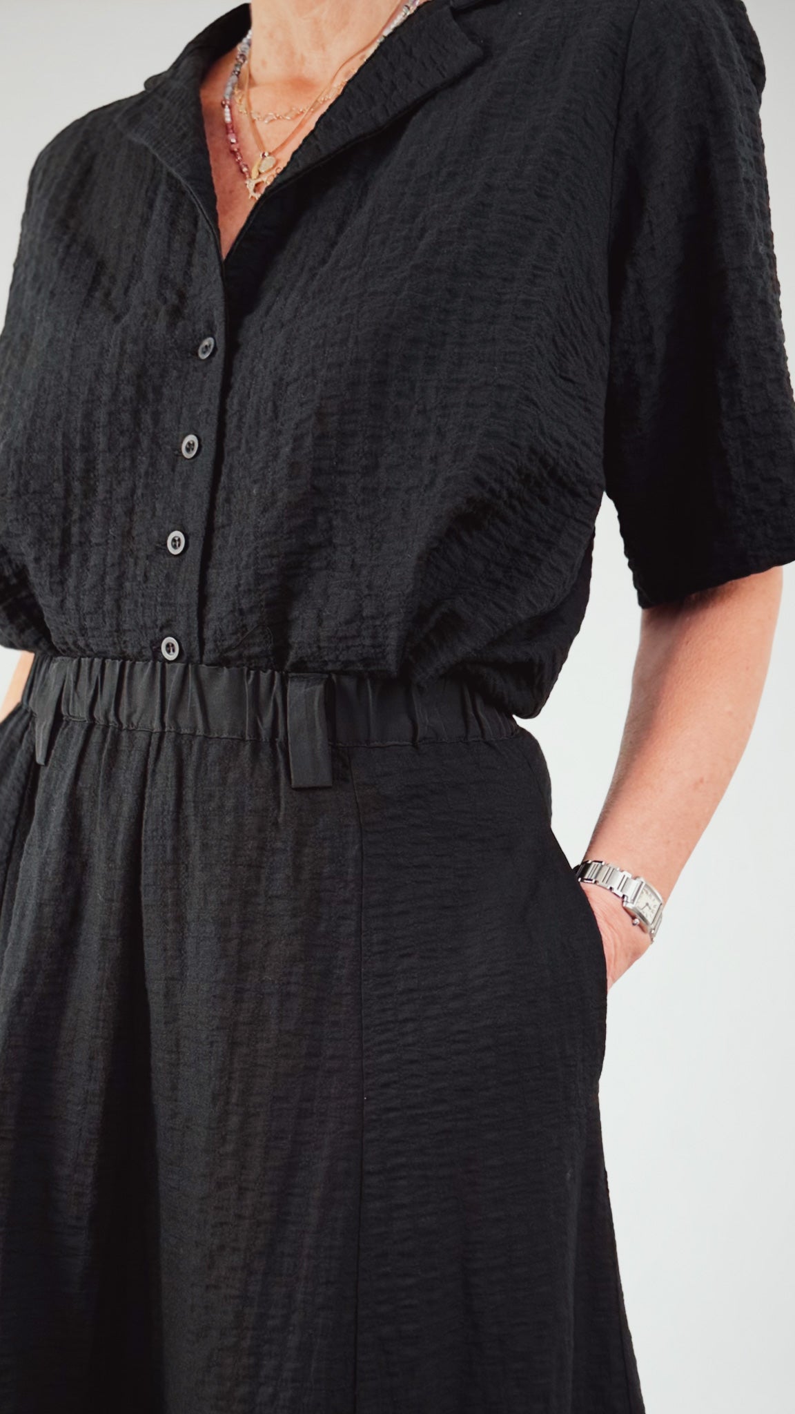 Les Filles d'Ailleurs 855 Blouse Black