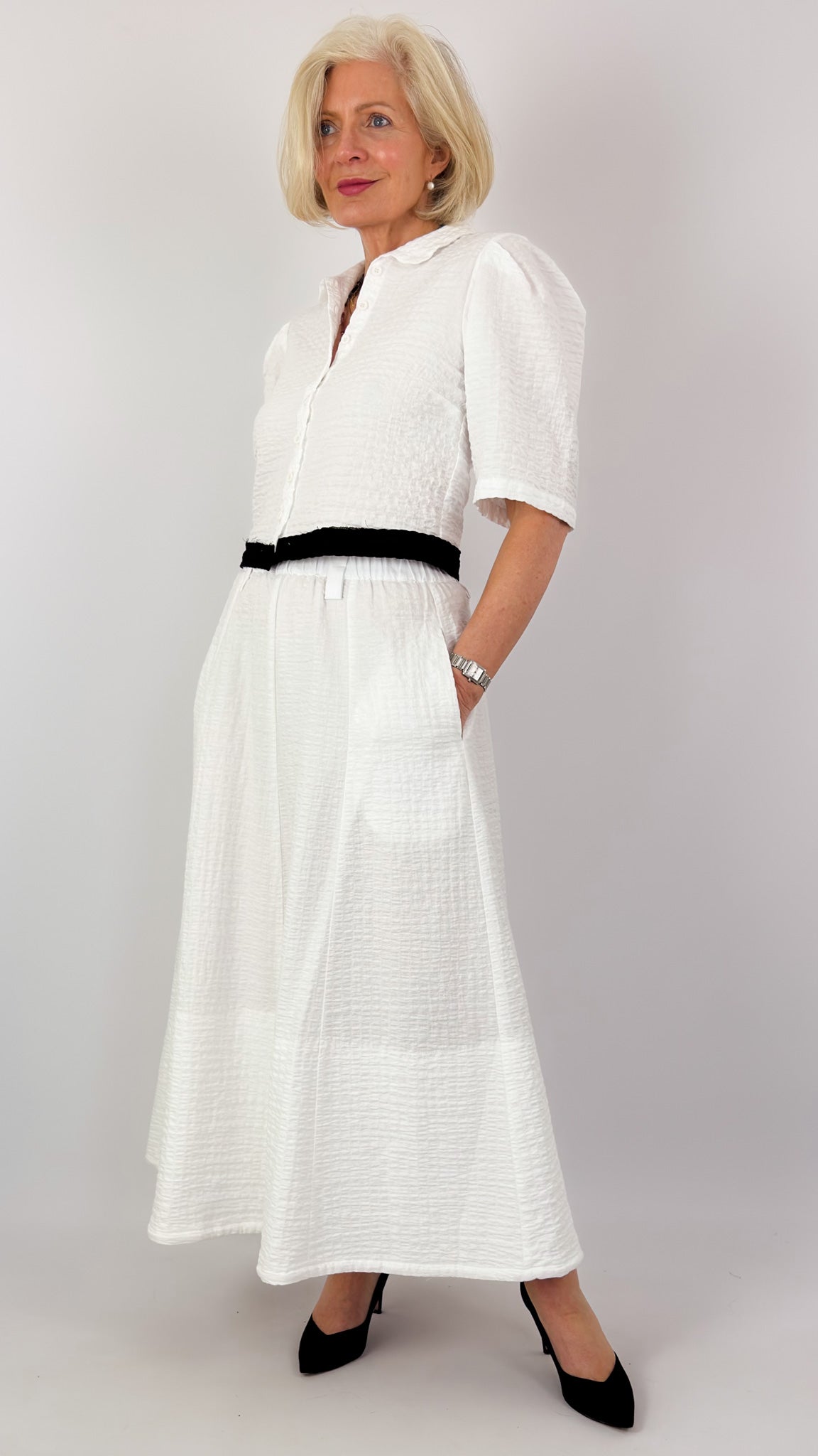 Les Filles d'Ailleurs 635 Skirt White