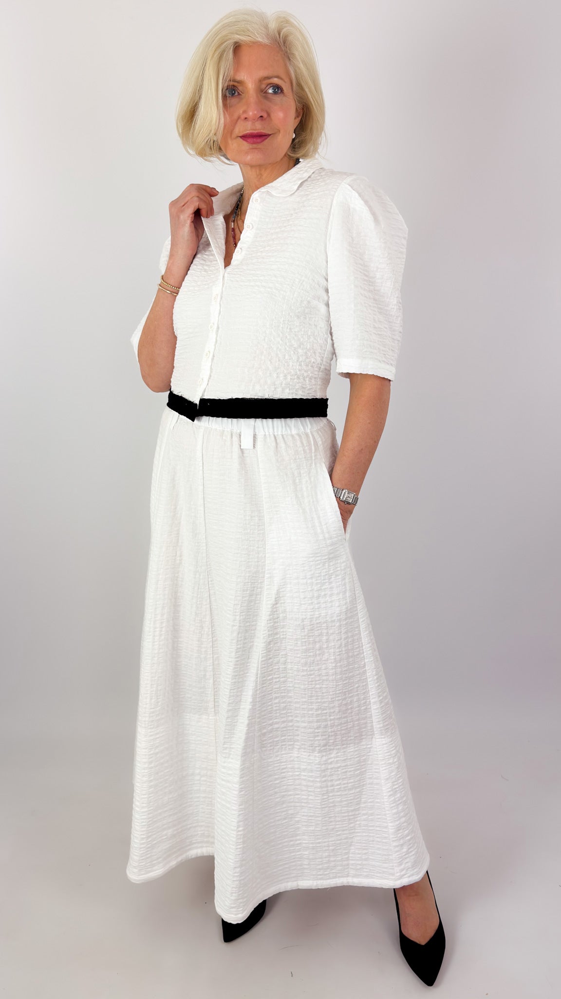 Les Filles d'Ailleurs 854 Blouse White