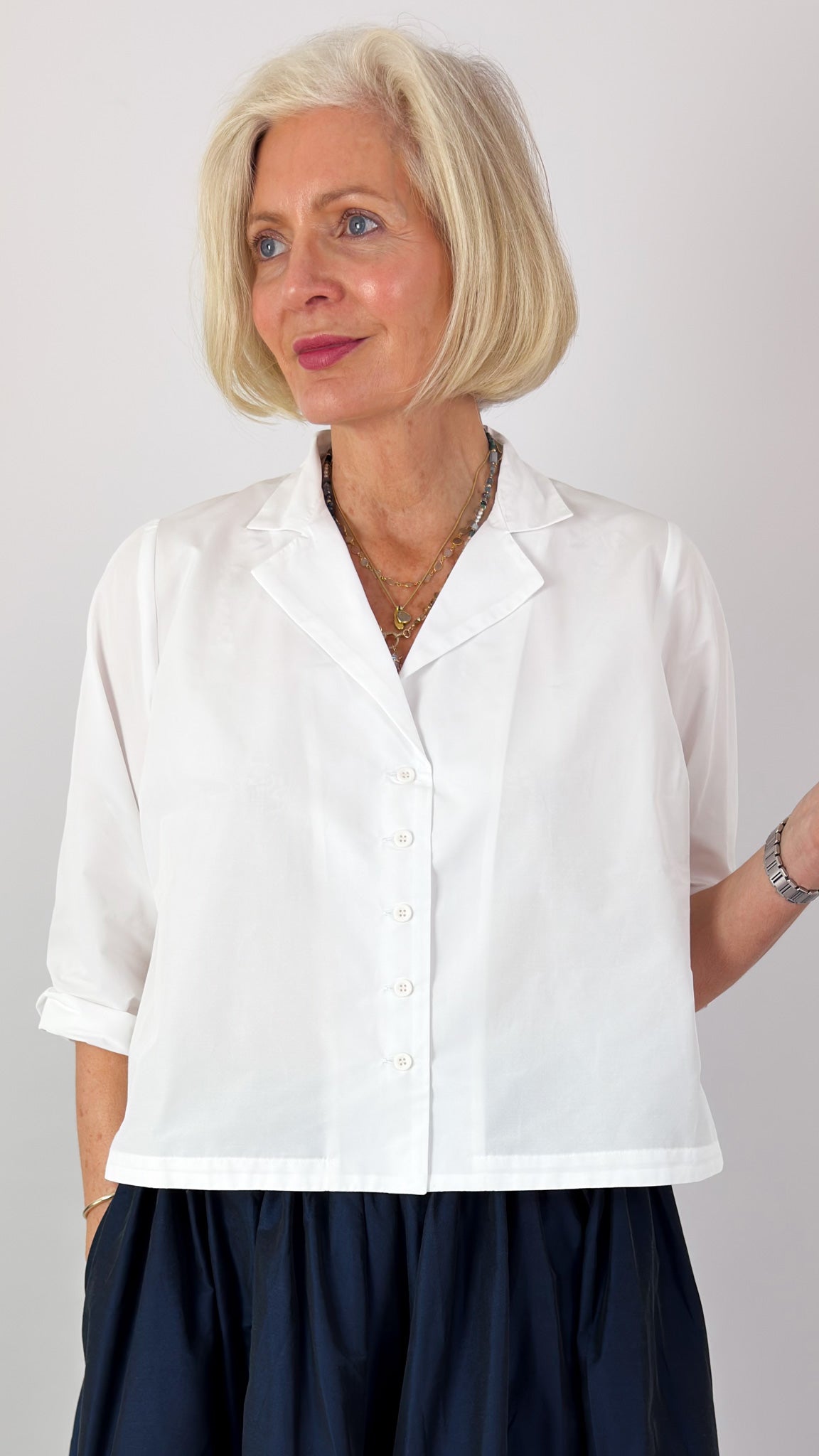 Les Filles d'Ailleurs 850 Blouse White