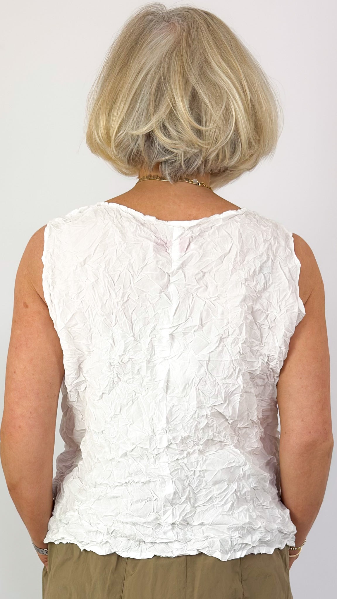 Manuelle Guibal 7006 Crinkora Top Milk