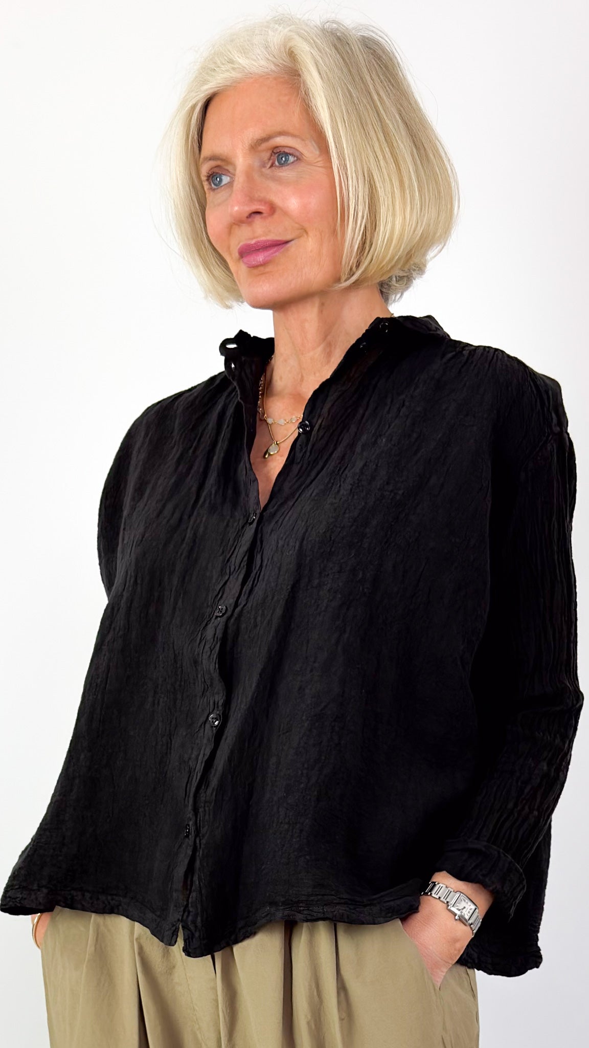 Manuelle Guibal 7079 Natsu Blouse Onyx