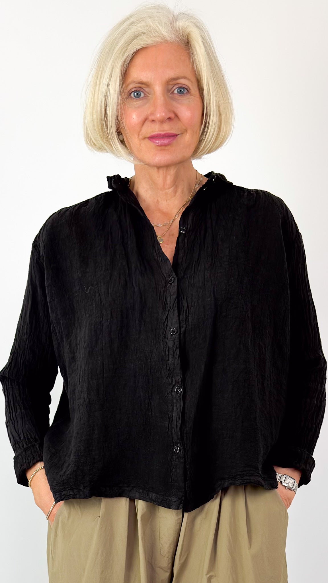 Manuelle Guibal 7079 Natsu Blouse Onyx