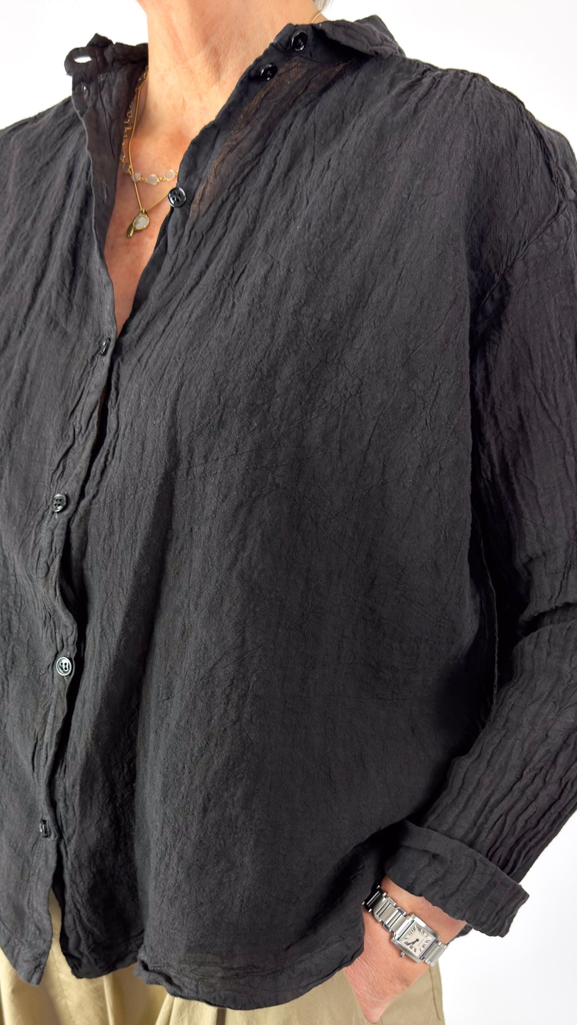 Manuelle Guibal 7079 Natsu Blouse Onyx