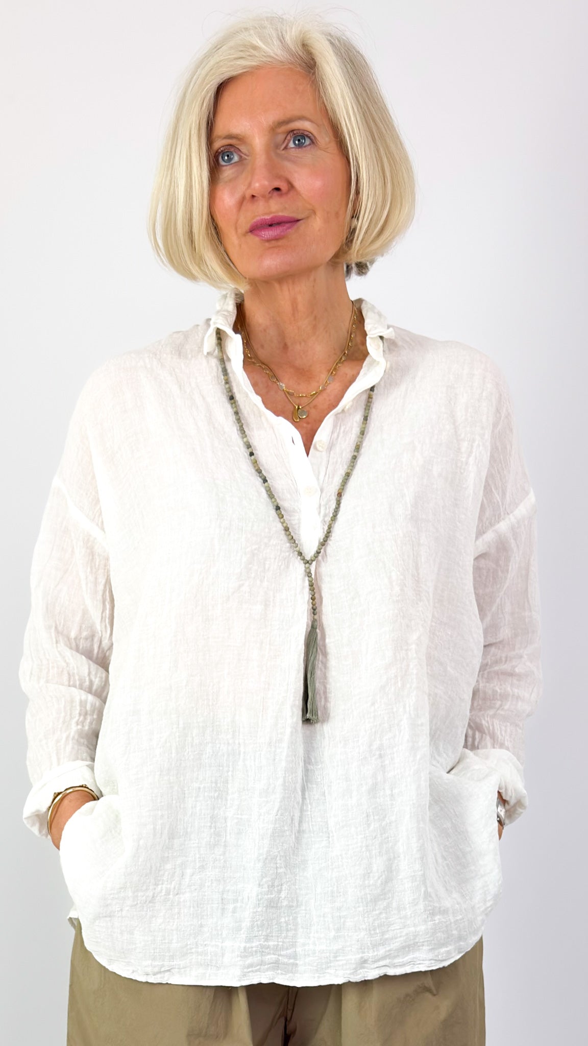 Manuelle Guibal 7082 Natsu Blouse Milk