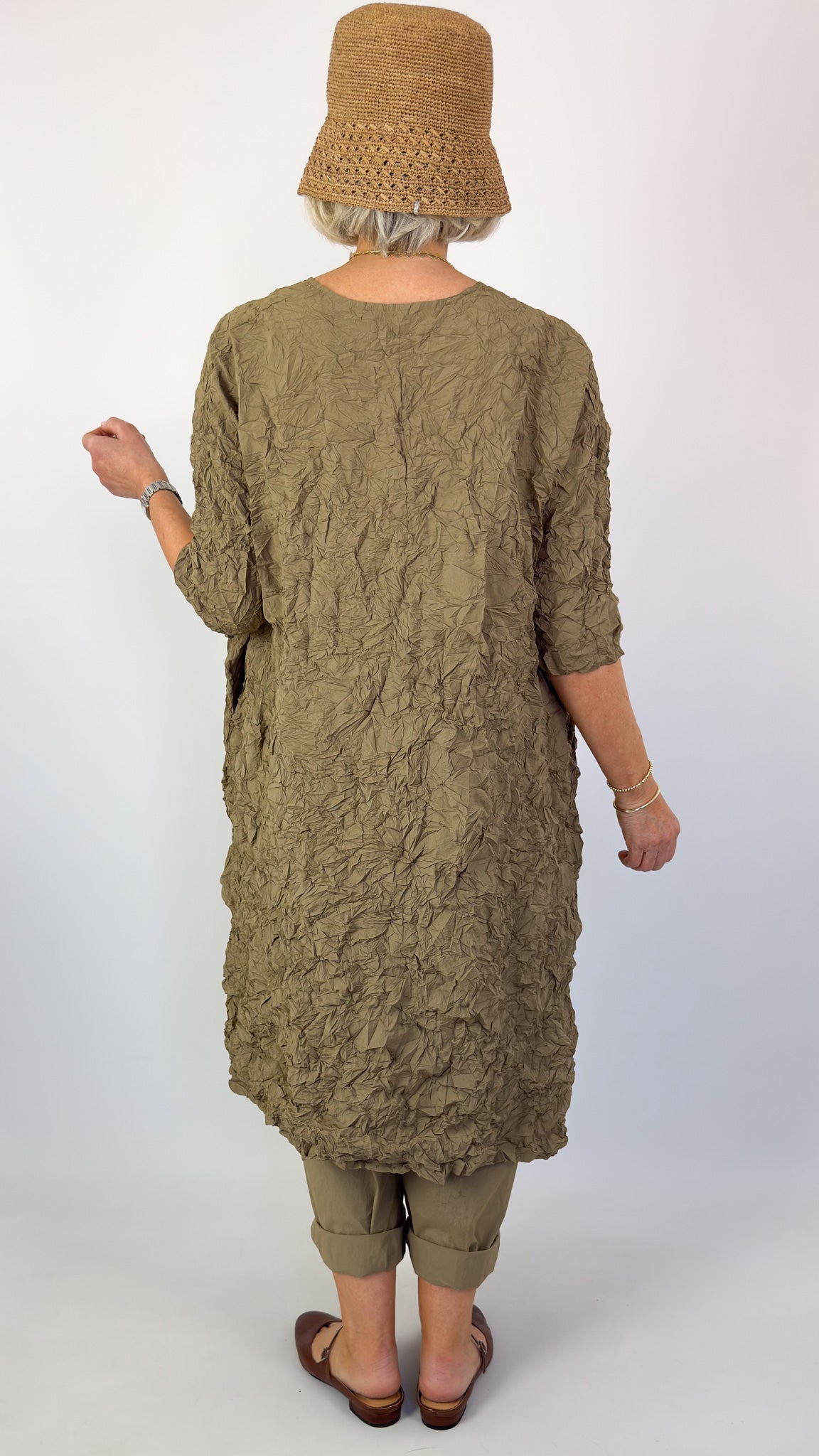 Manuelle Guibal 7004 Crinkora Dress Gold