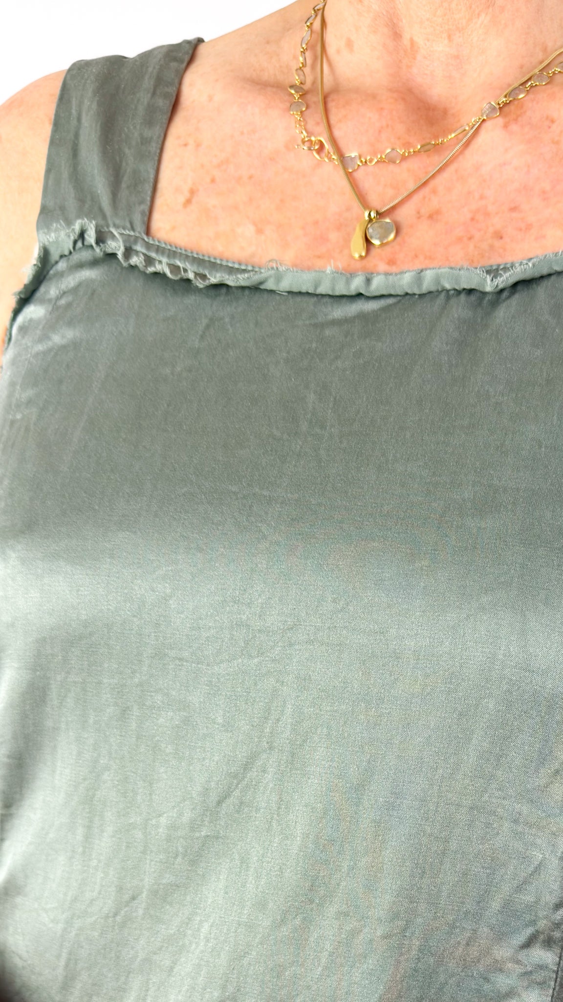 Sula Wide Strap Dress Shadow