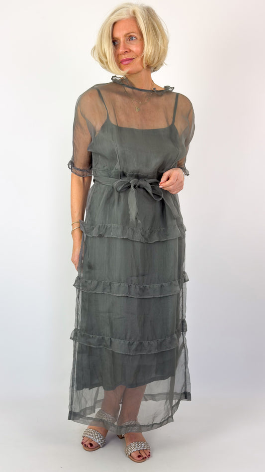 Sula Amazing Dress Gunmetal