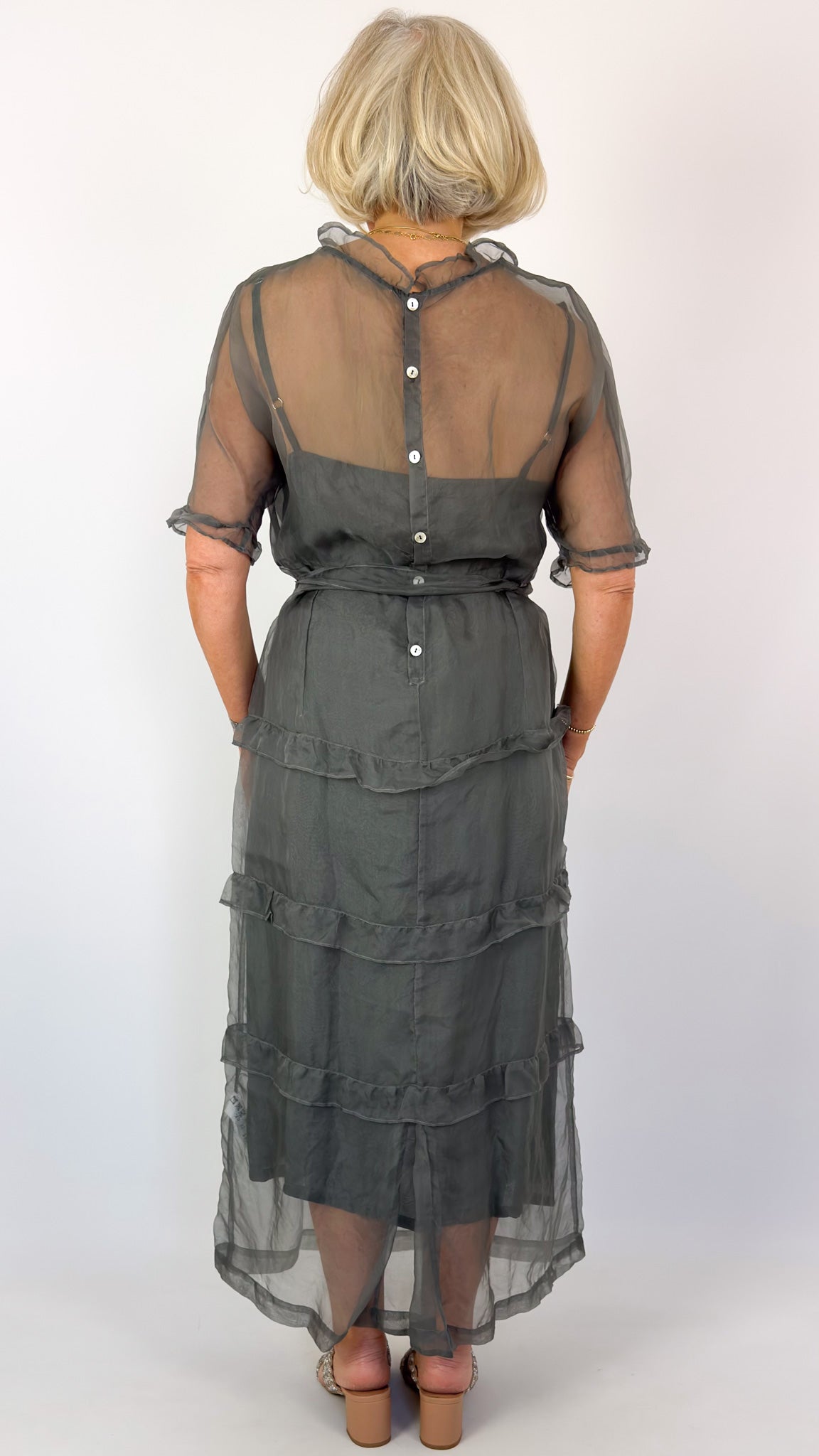 Sula Amazing Dress Gunmetal