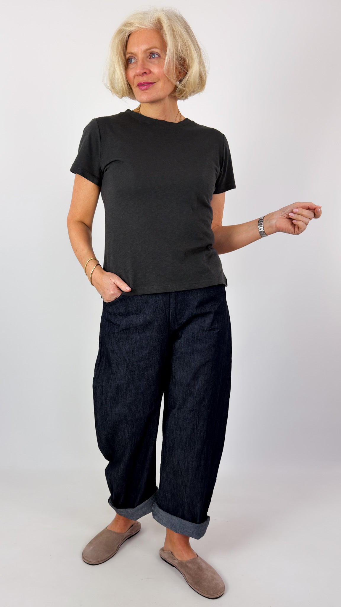 Sula Short Sleeve T-Shirt Gunmetal