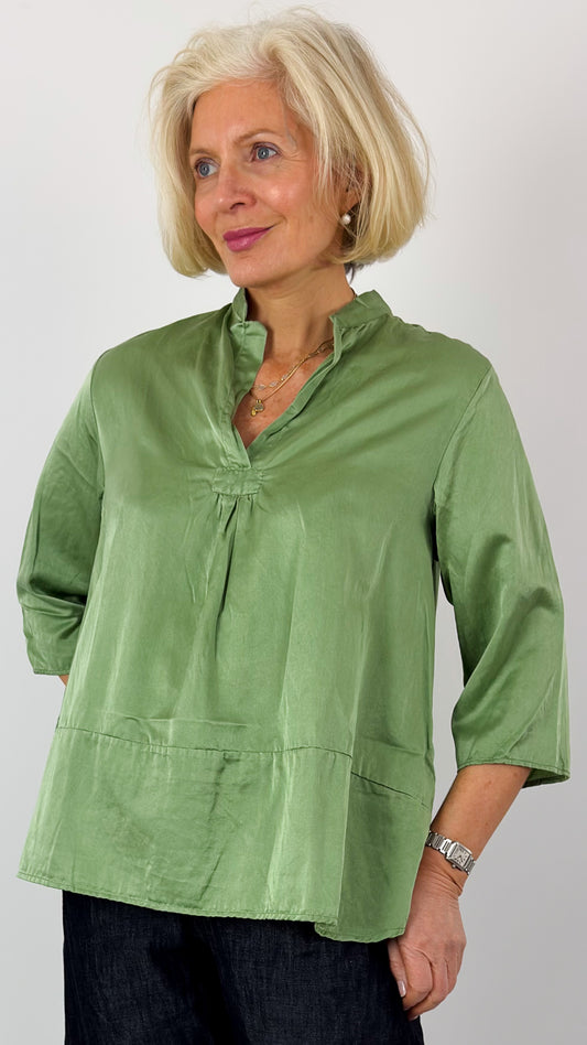 Sula Sunny Shirt Aspen Green