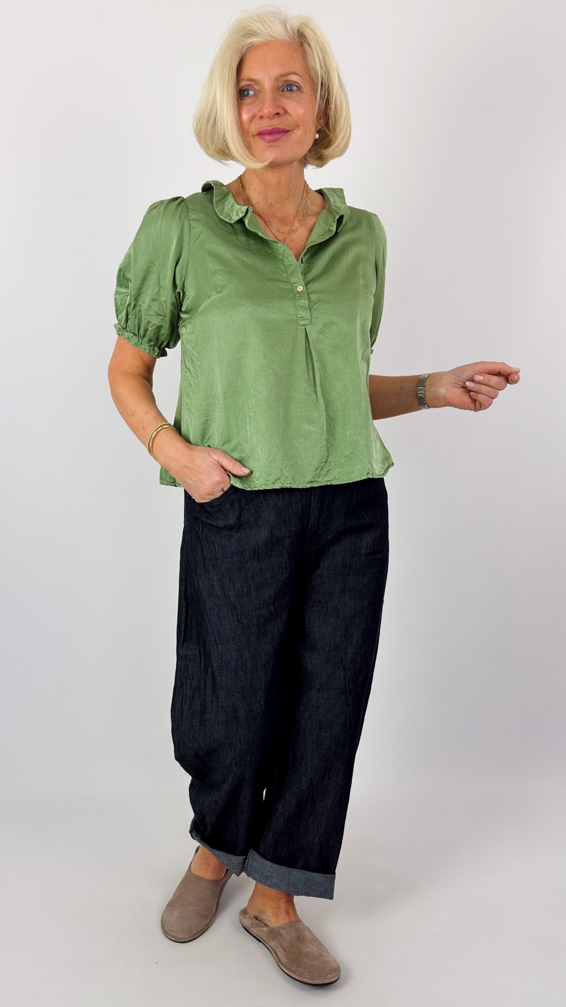 Sula Sweet Blouse Aspen Green