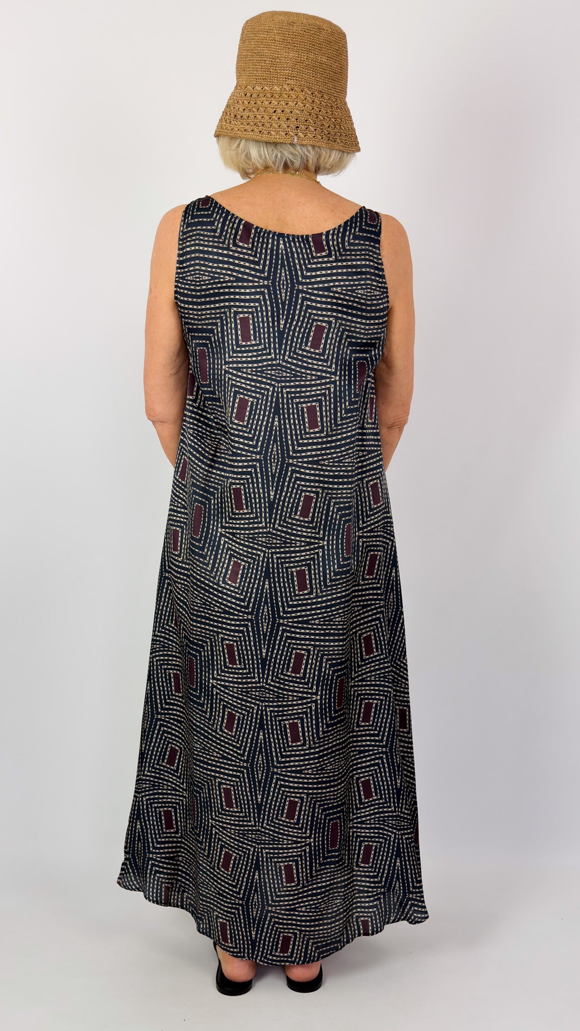 Diega Ruca Dress Marine/Prune
