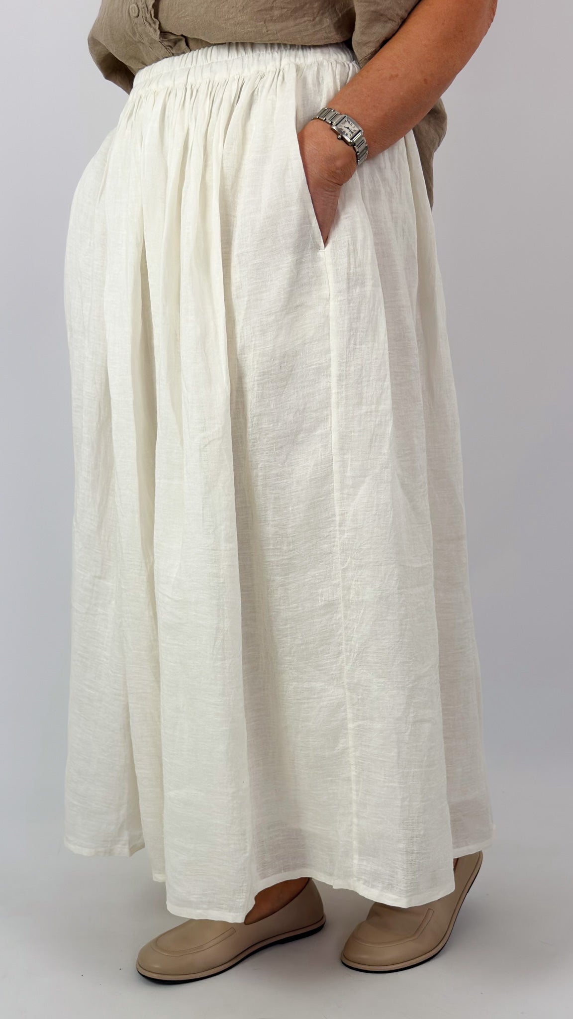 Maison de Soil 273 Skirt White
