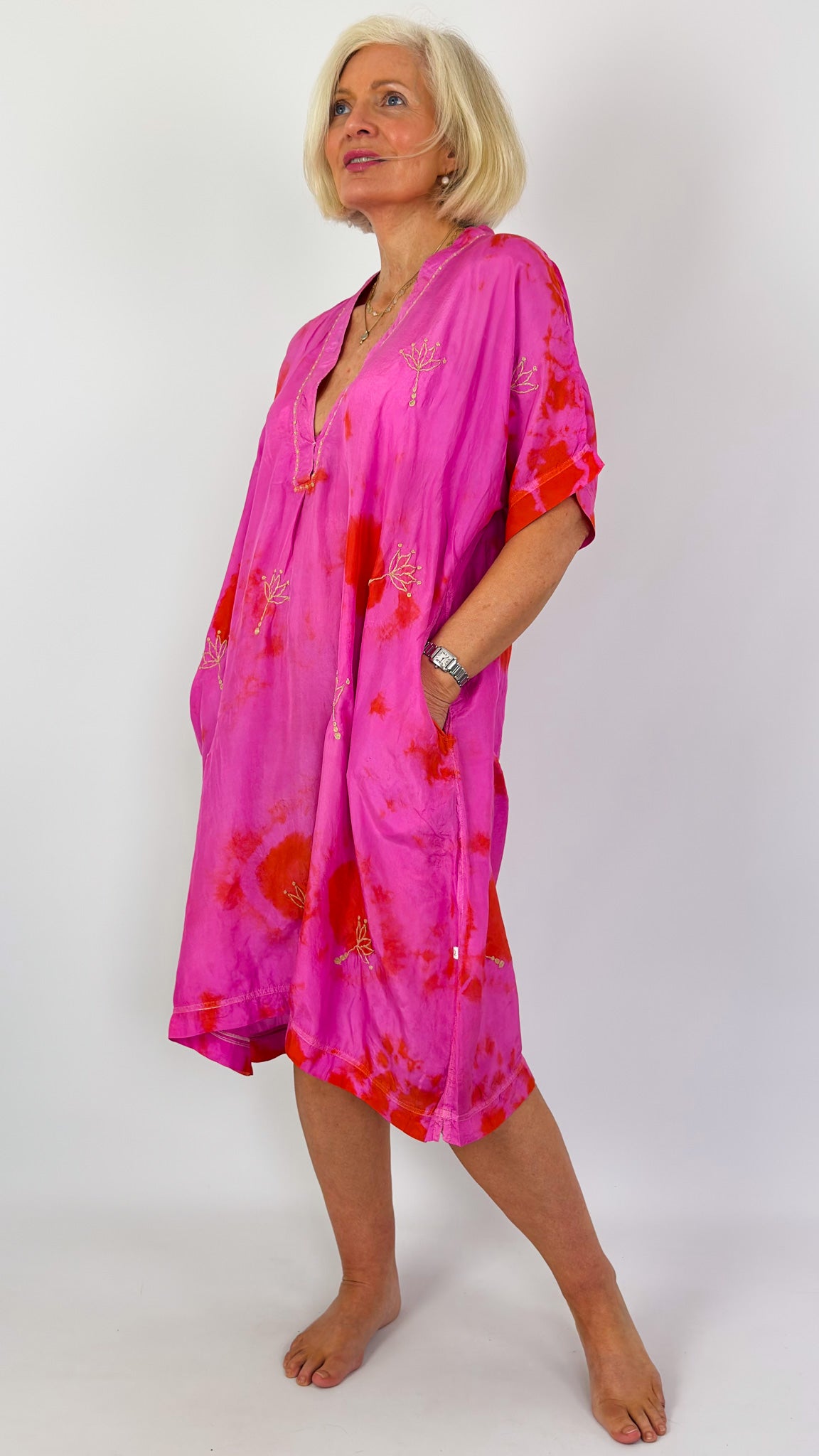 Agencies TurQuoise Vanessa Dress Pink/Orange