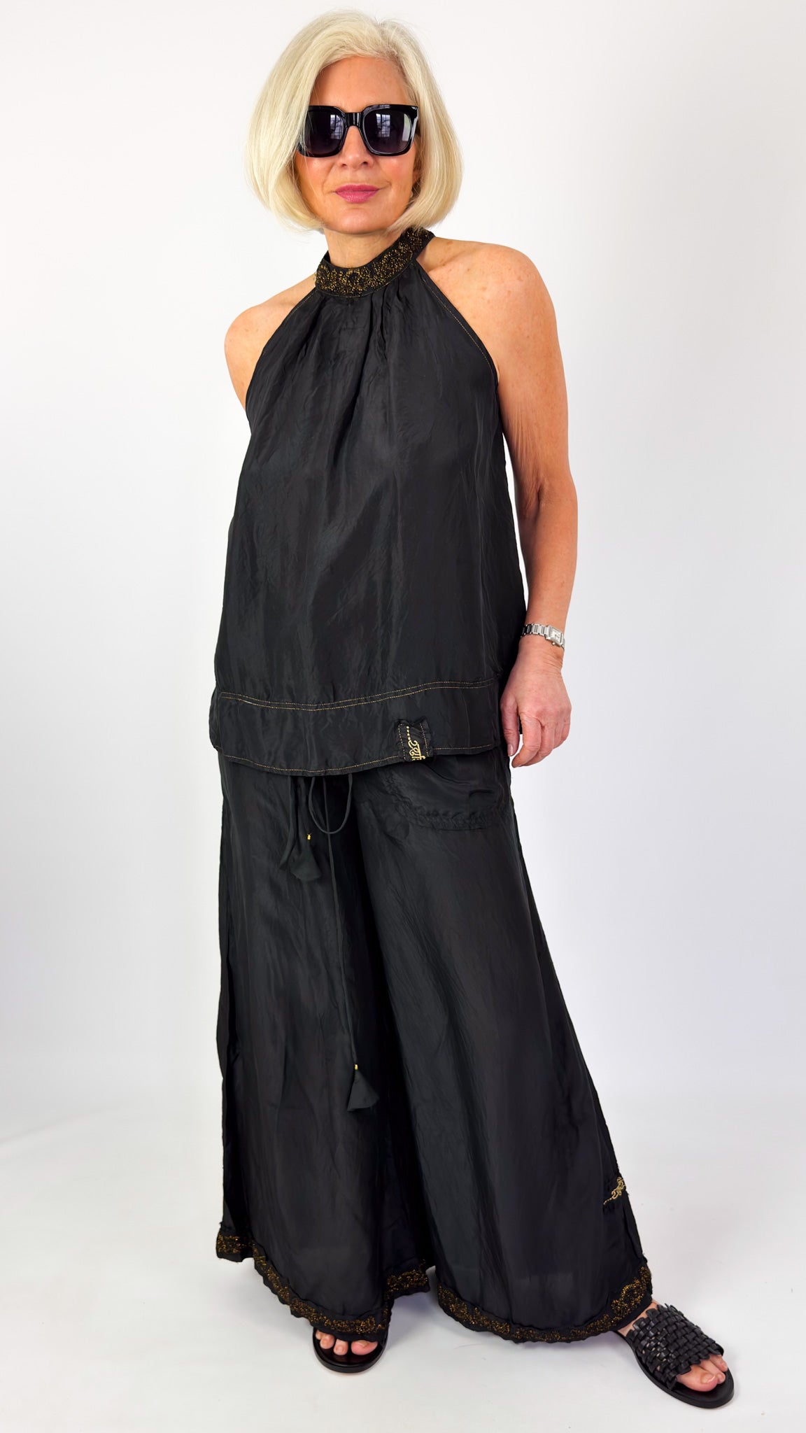 Agencies TurQuoise Cara Trousers Black