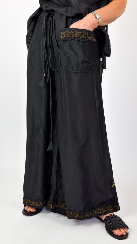 Agencies TurQuoise Cara Trousers Black