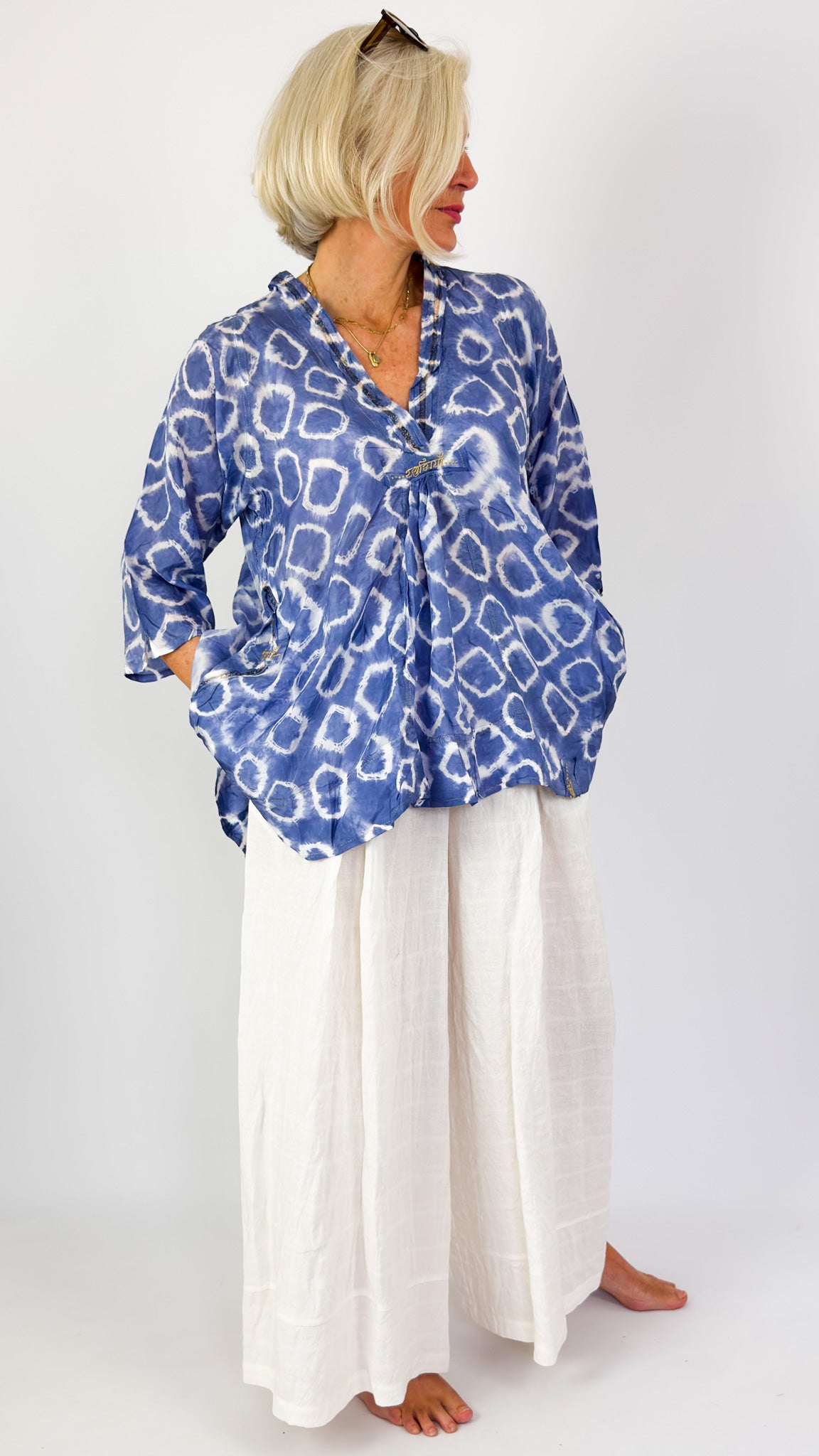 Agencies TurQuoise Rosie Blouse Blue