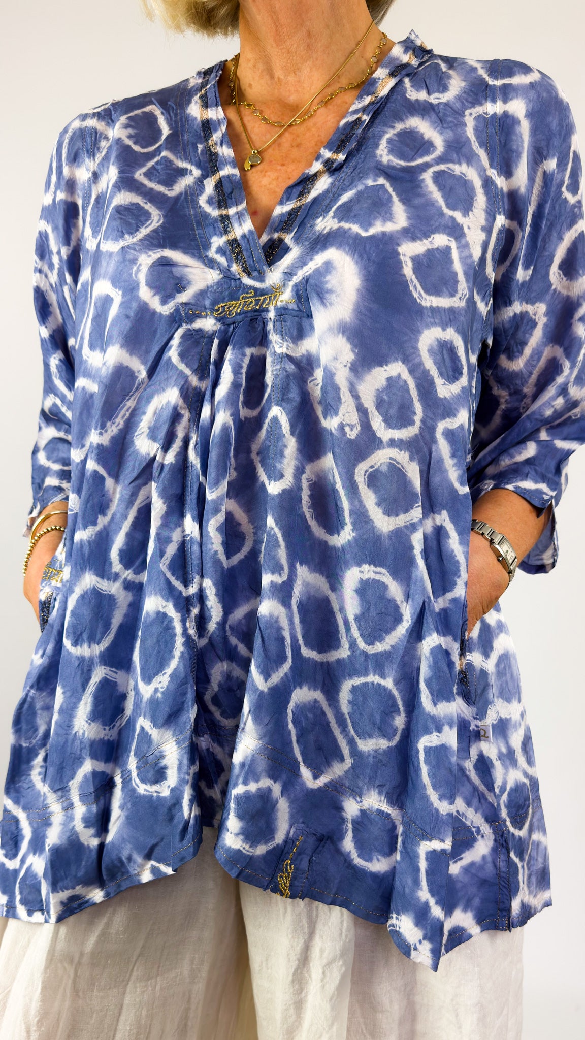 Agencies TurQuoise Rosie Blouse Blue