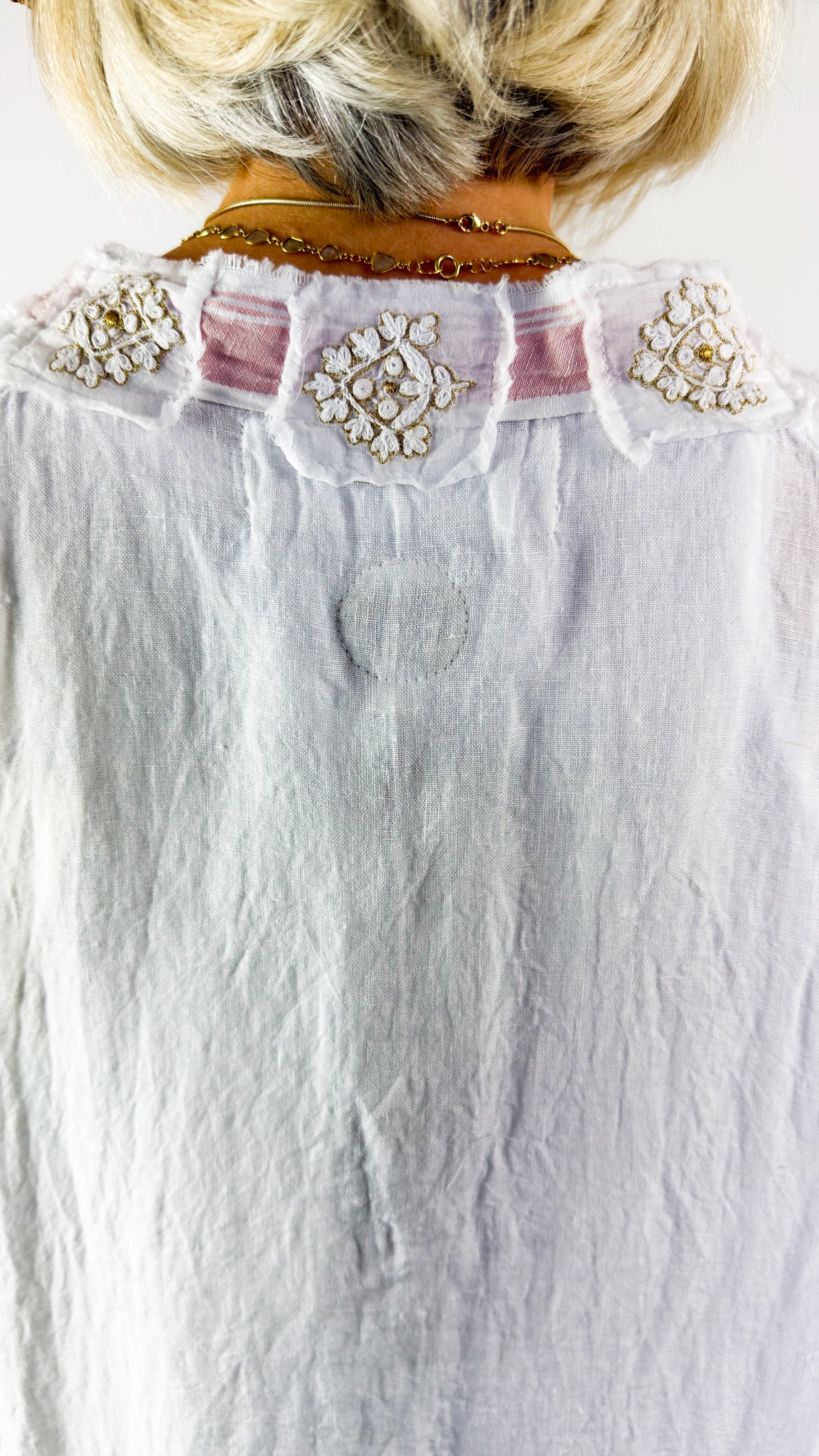 Agencies TurQuoise Poppy Lisa Kimono White