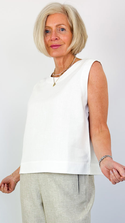 Cordelia James L-1 Top Ivory