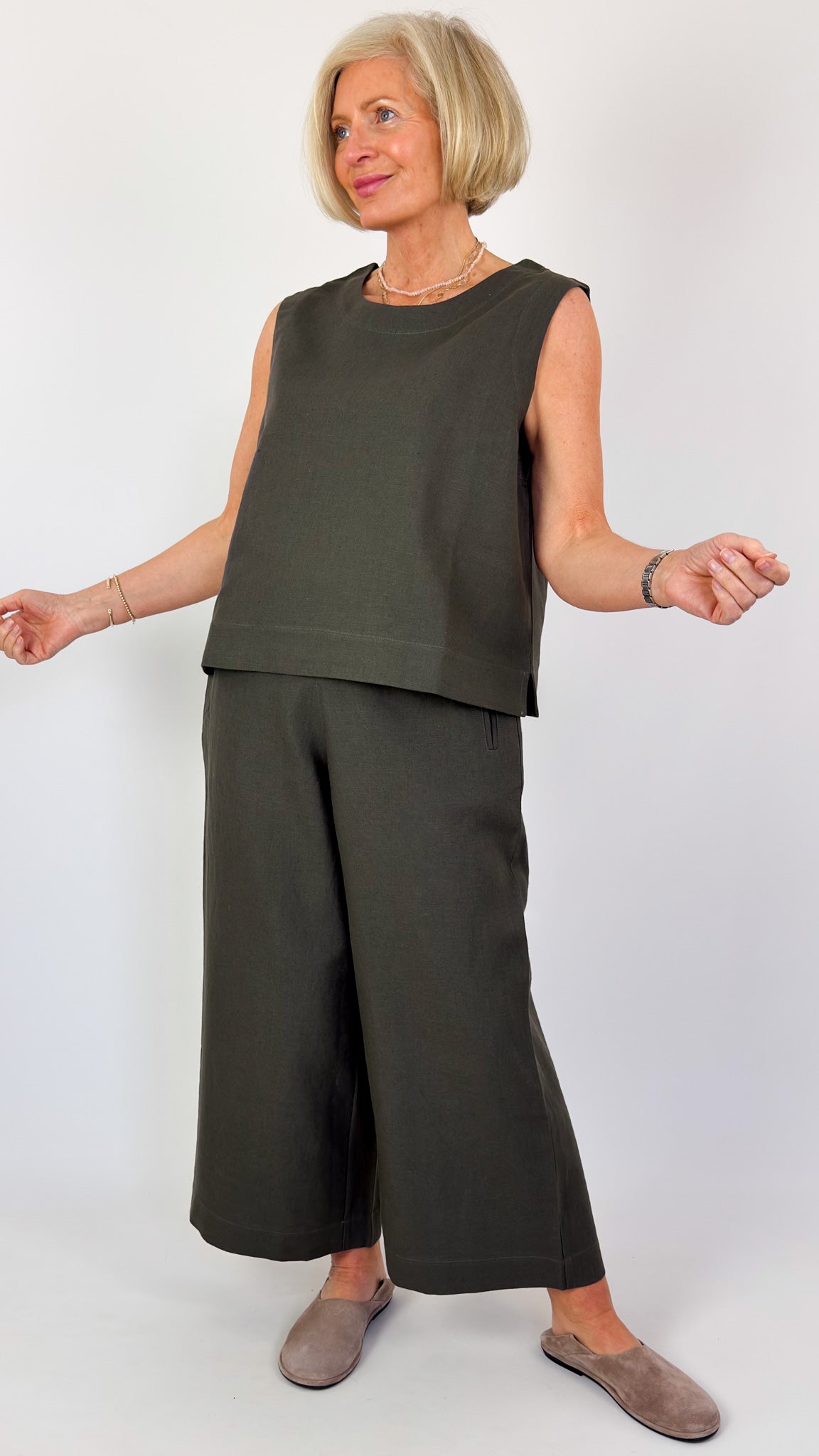 Cordelia James L-12 Trousers Fir Green