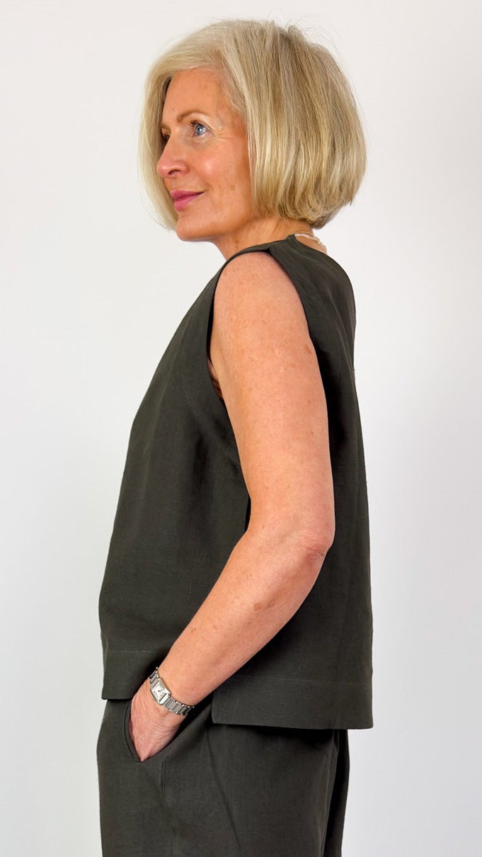 Cordelia James L-1 Top Fir Green