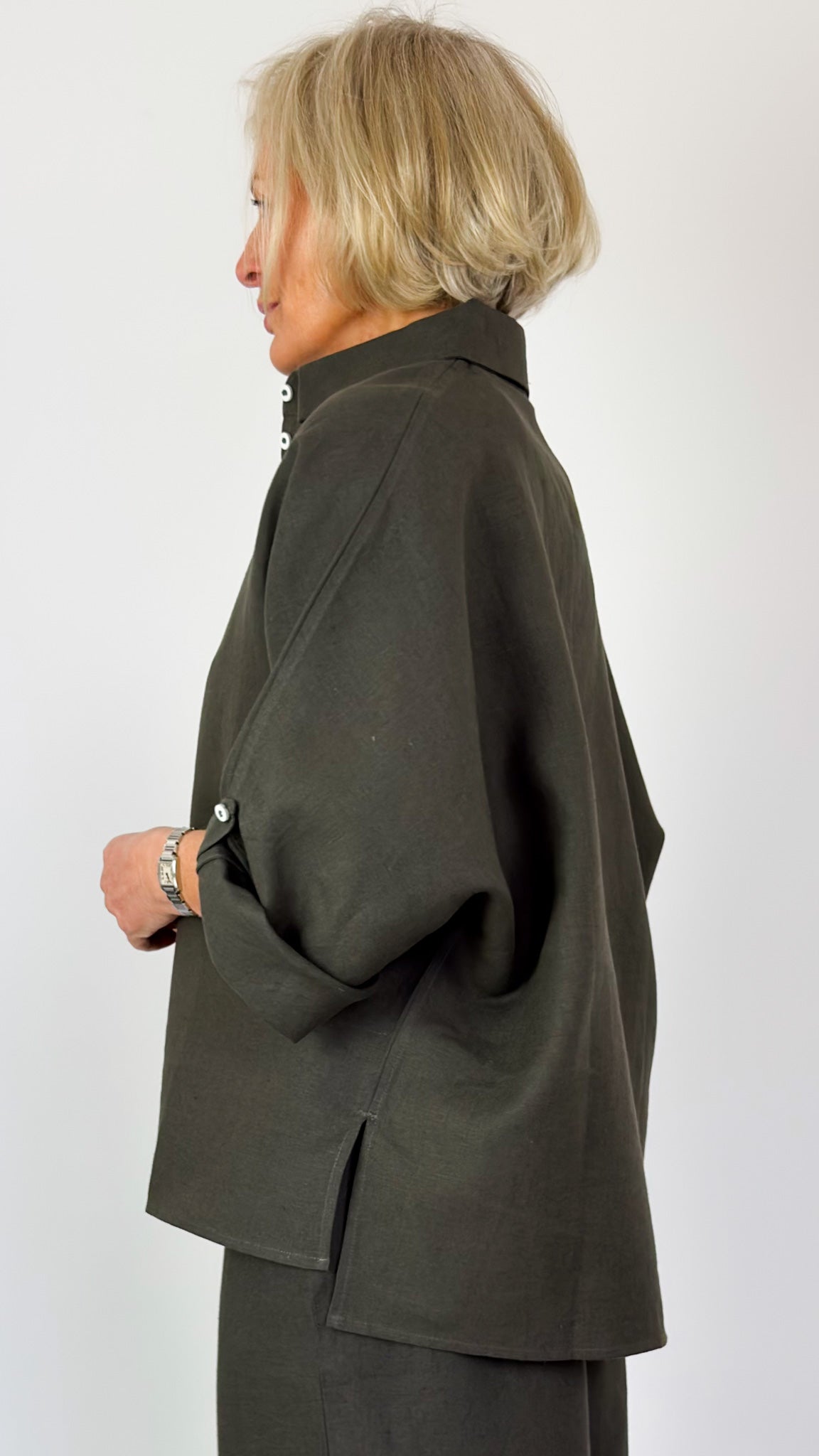 Cordelia James L-3 Shirt Fir Green
