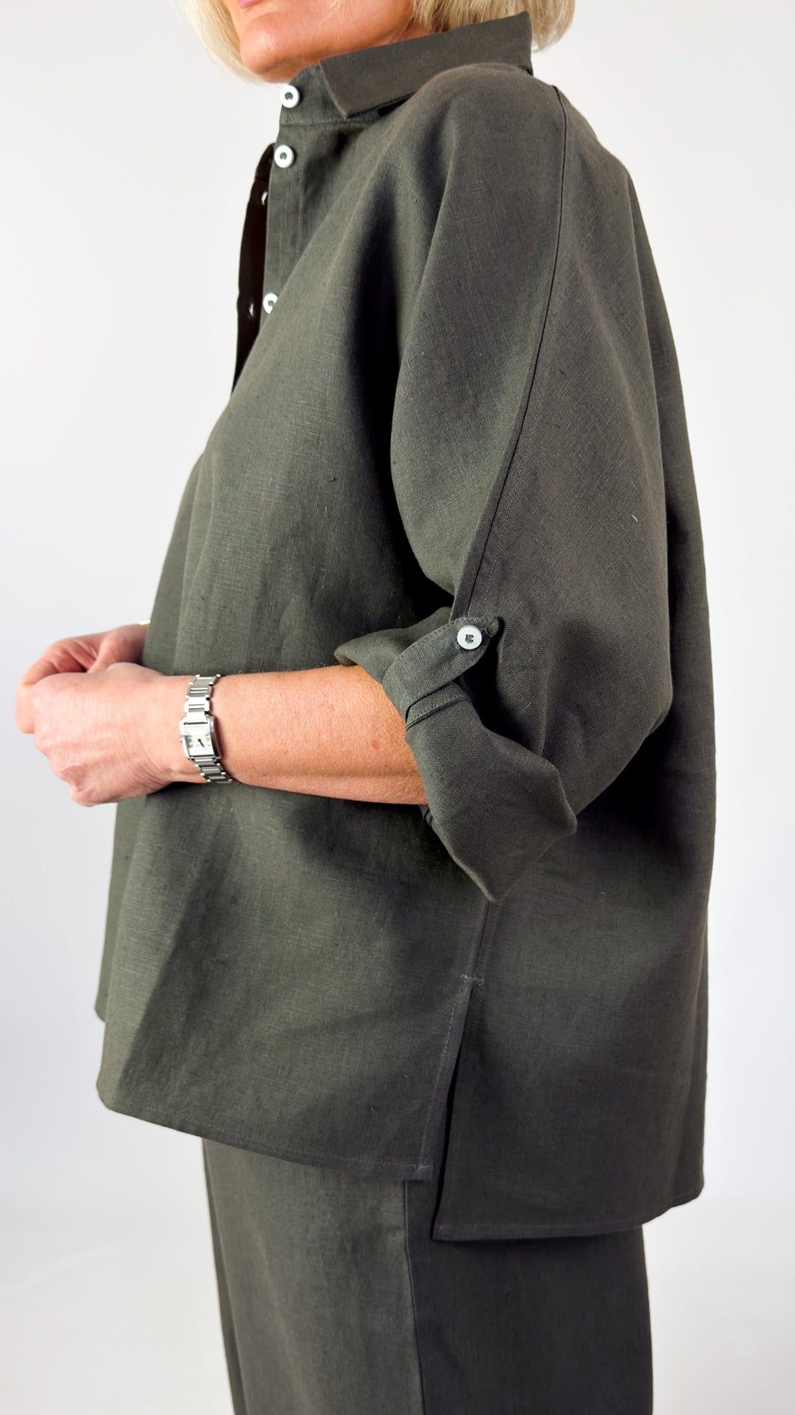 Cordelia James L-3 Shirt Fir Green