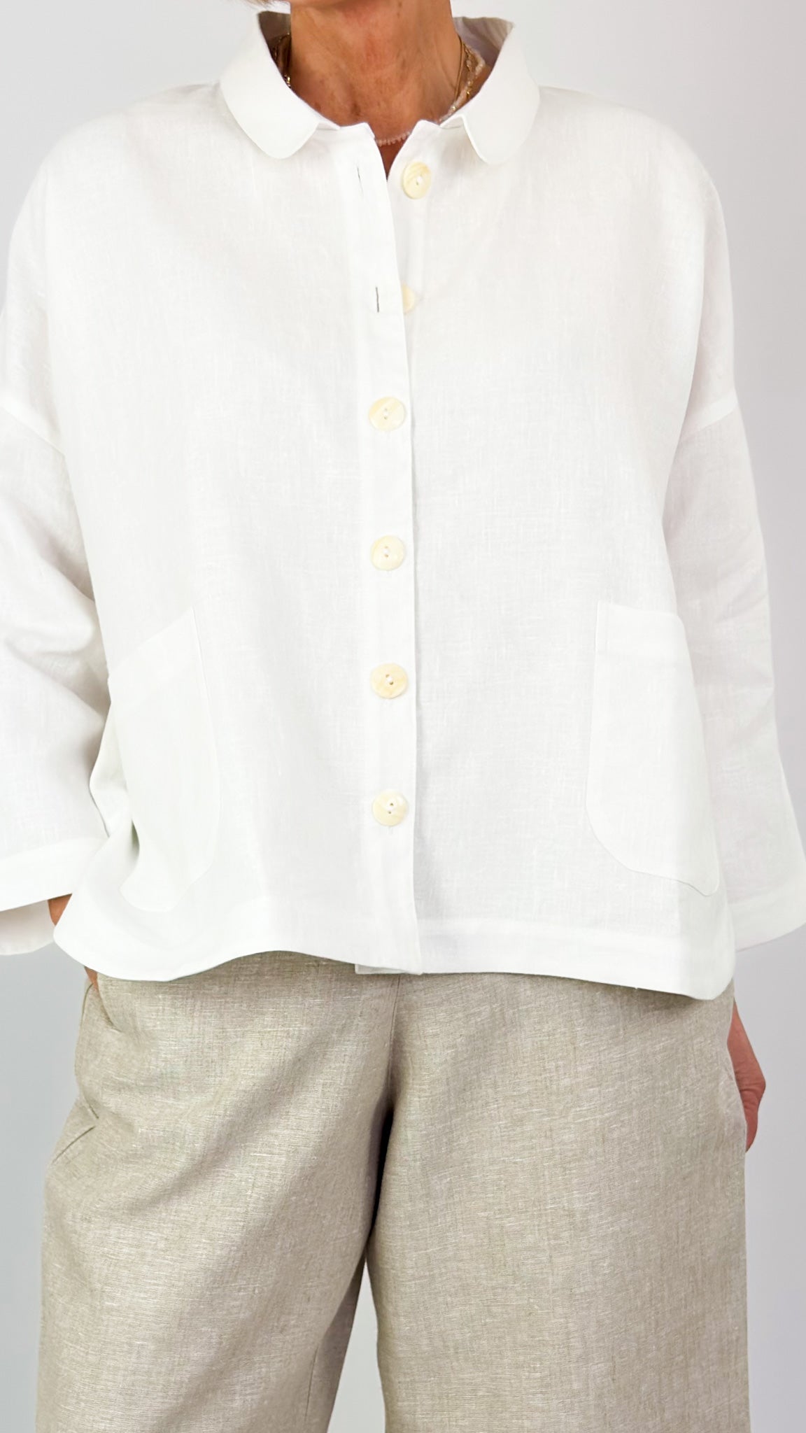 Cordelia James L-11 Jacket Ivory