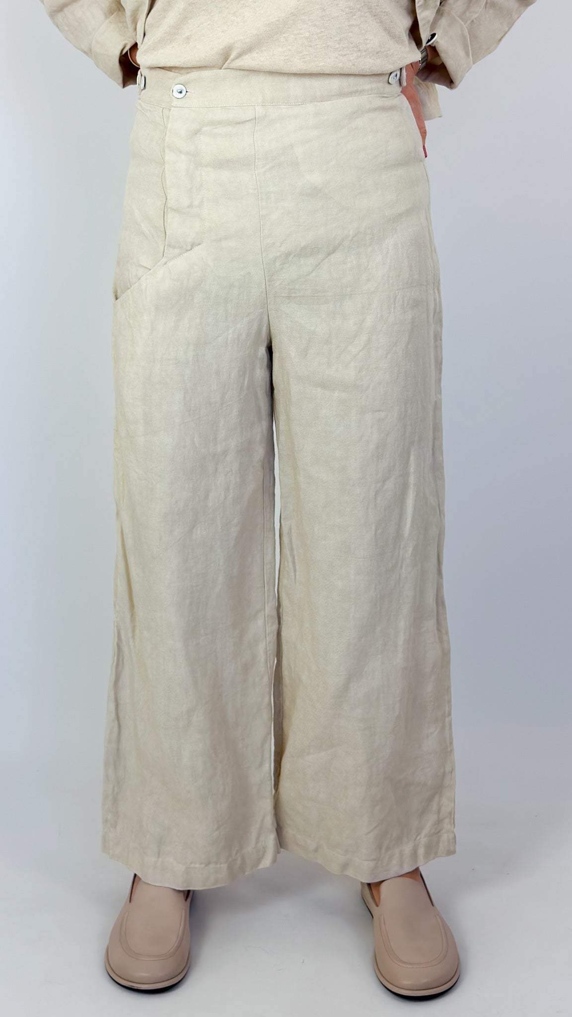 Sula Hem Trousers Cream